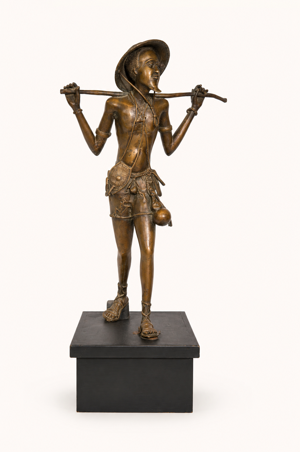 Monumental Tribal Warrior Sculpture