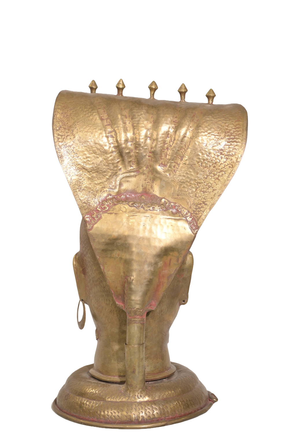 Sacred Khandoba Mukhalinga with Naga Canopy