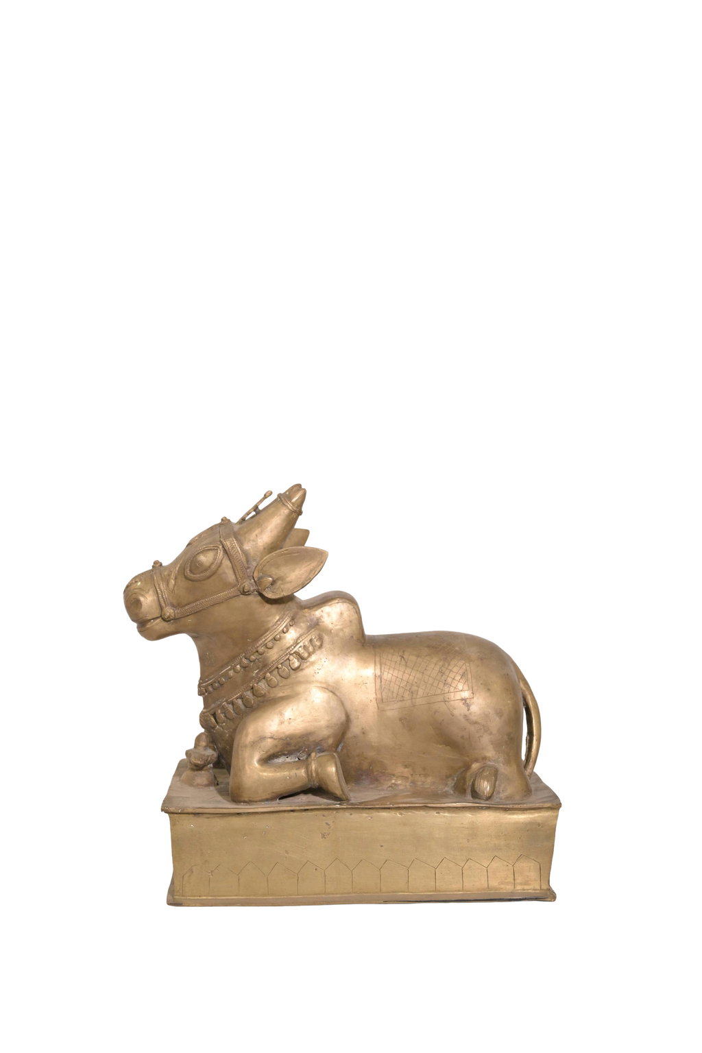 Heritage Brass Nandi Temple Sculpture
