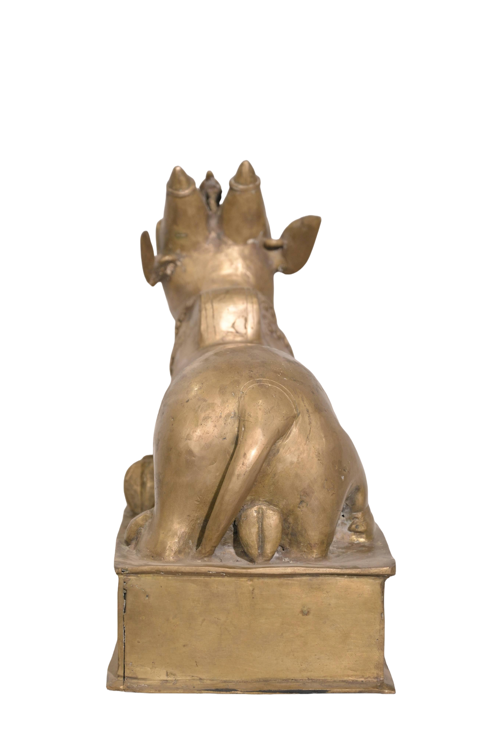 Heritage Brass Nandi Temple Sculpture