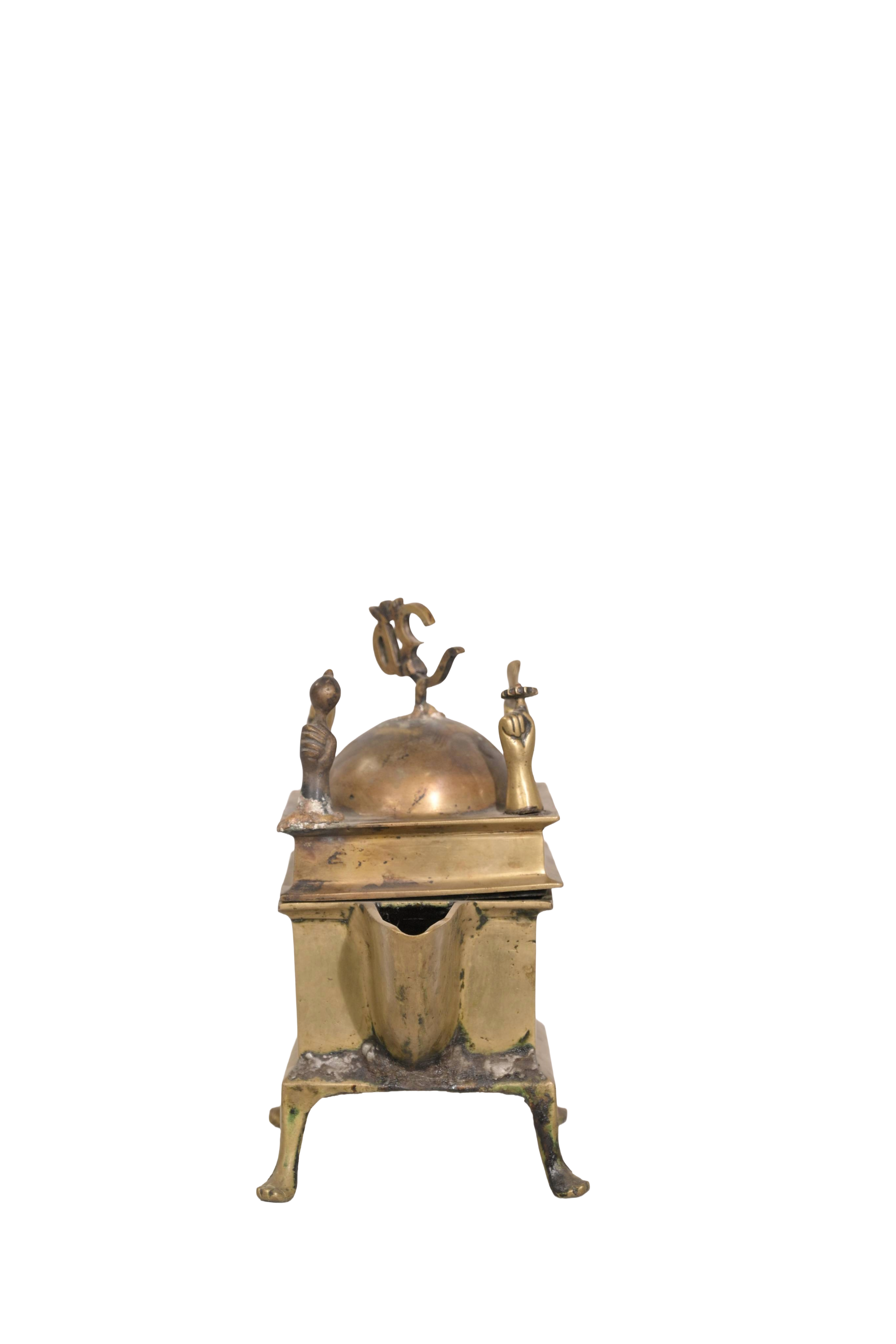 Vintage Brass Ritual Incense Burner
