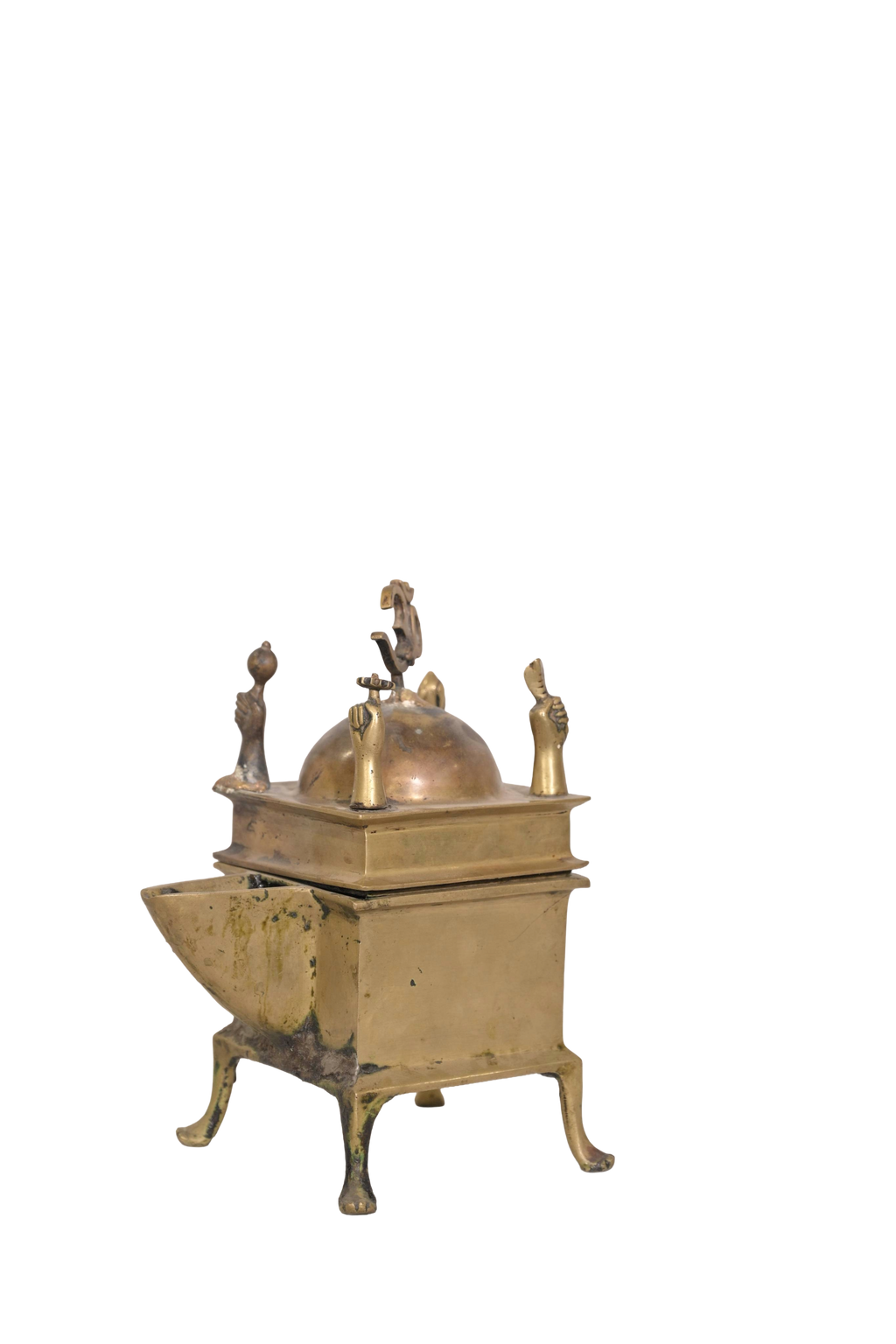 Vintage Brass Ritual Incense Burner