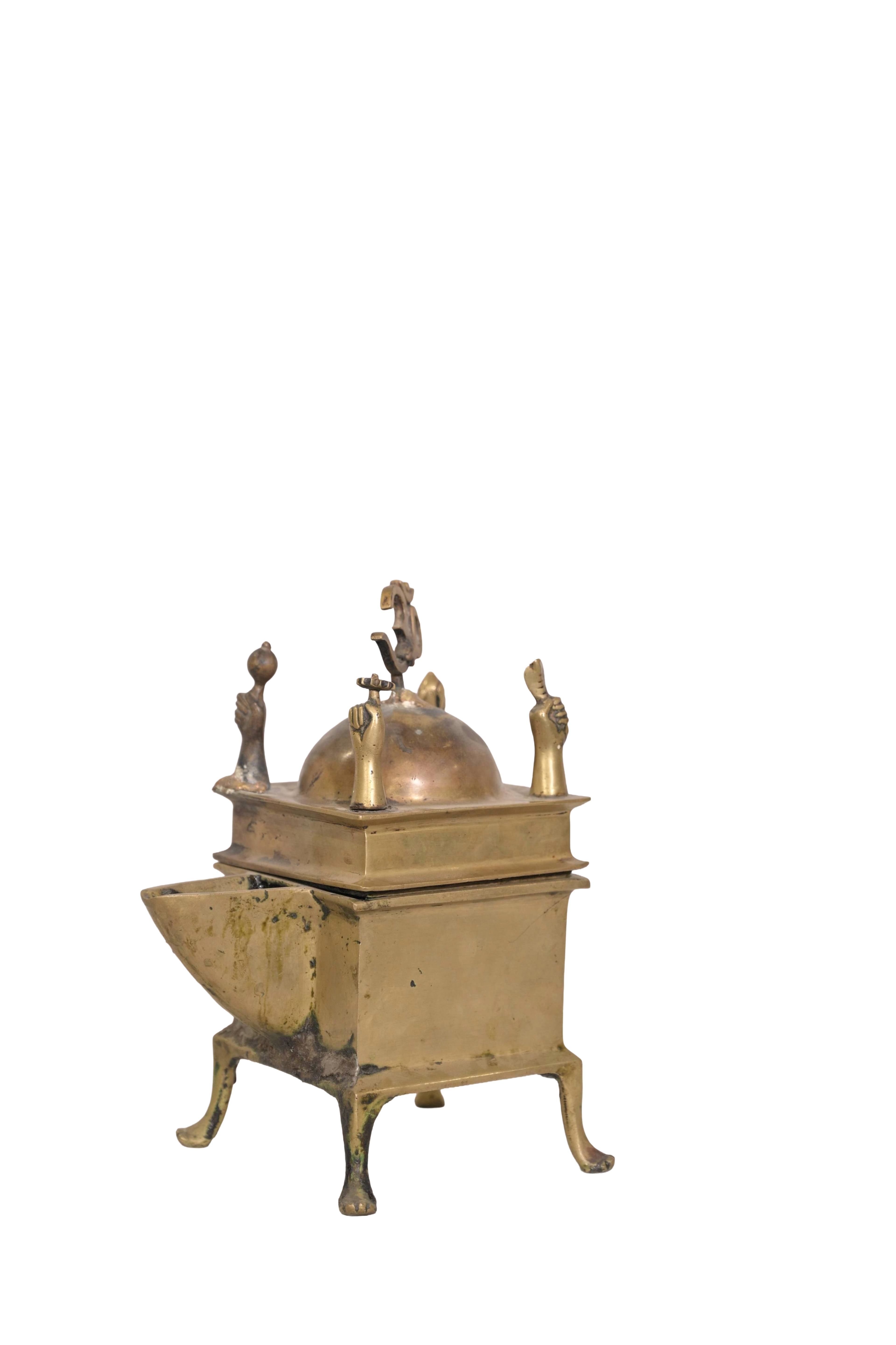 Vintage Brass Ritual Incense Burner