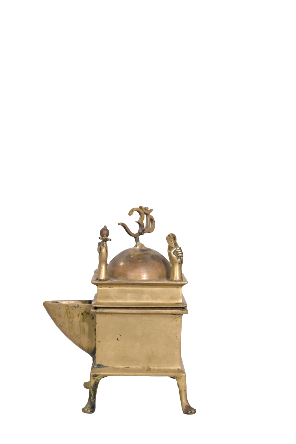 Vintage Brass Ritual Incense Burner