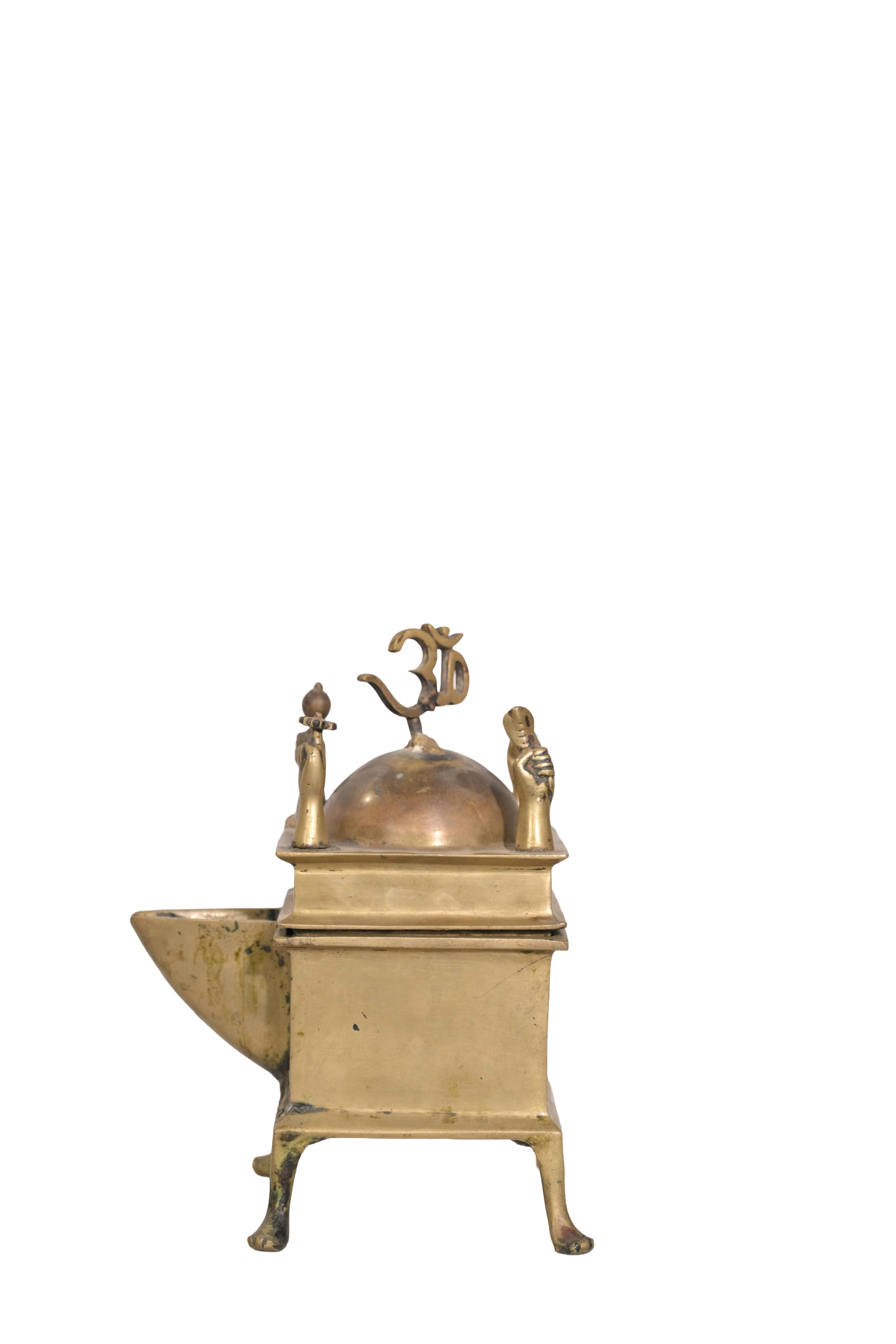 Vintage Brass Ritual Incense Burner