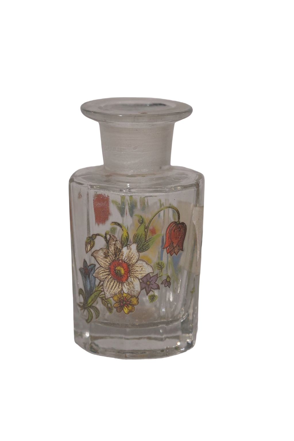 Mini Floral Glass Perfume Bottle