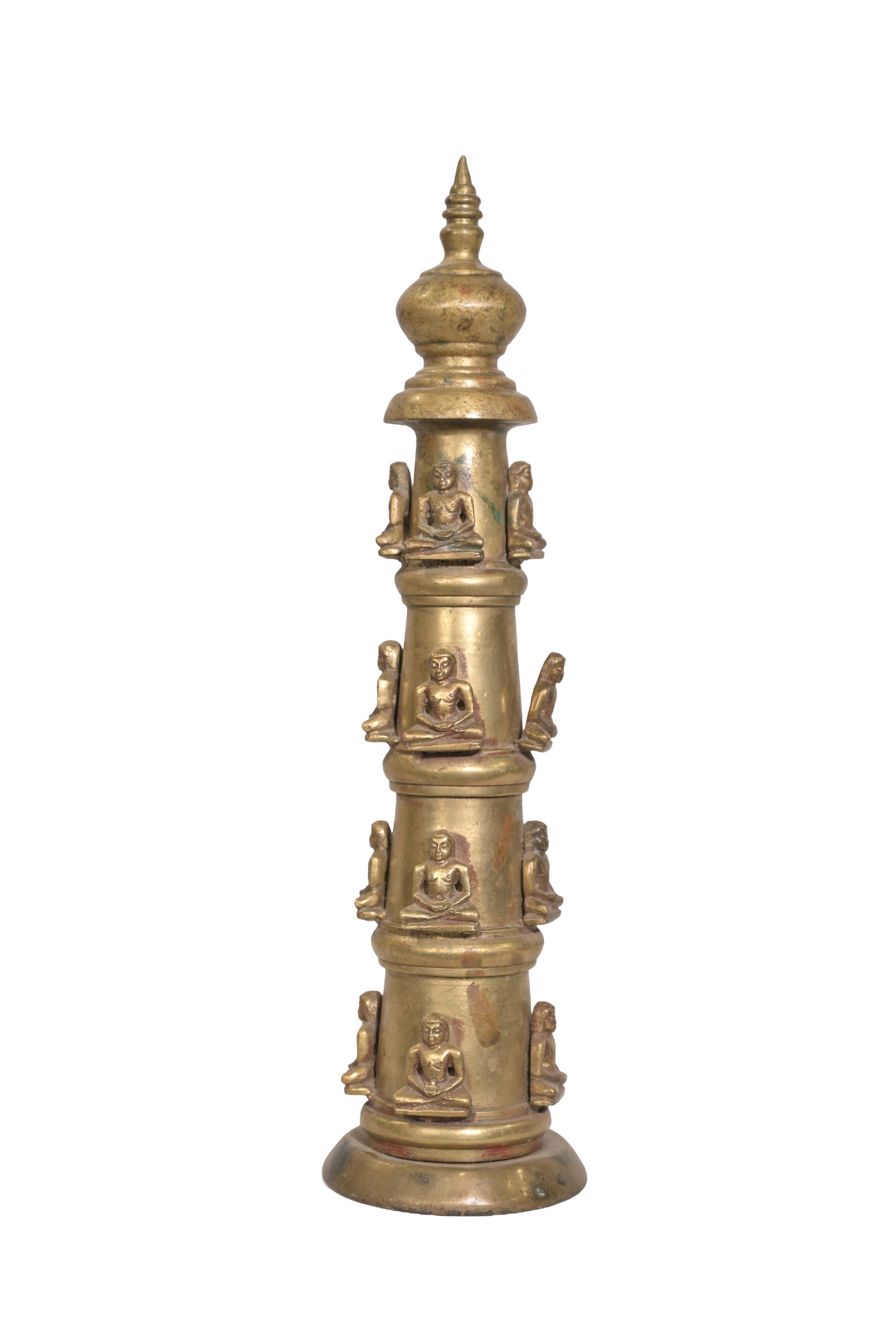 Jain Brass Temple Decorative Pillar