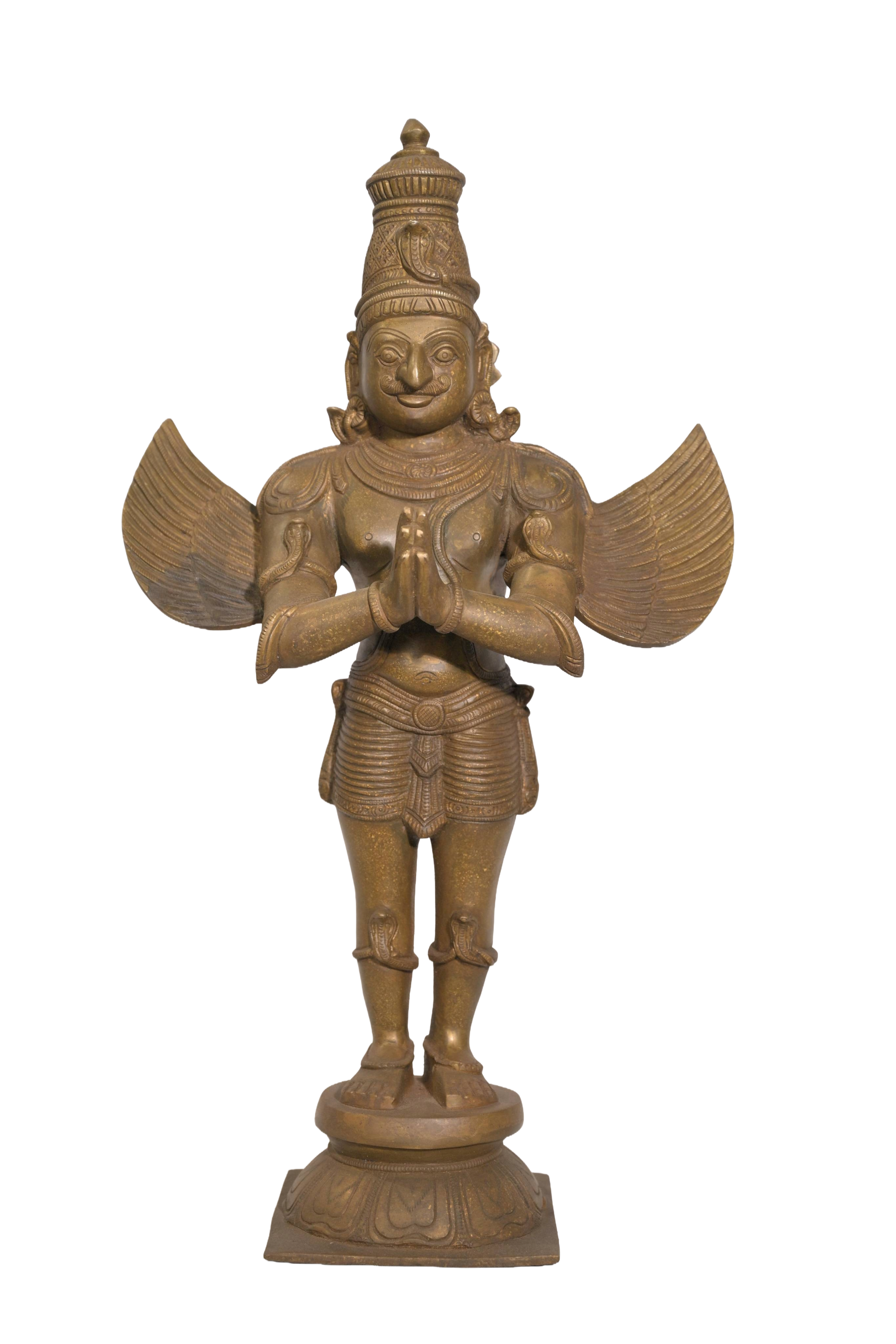 Antique Brass Garuda Divine Statue