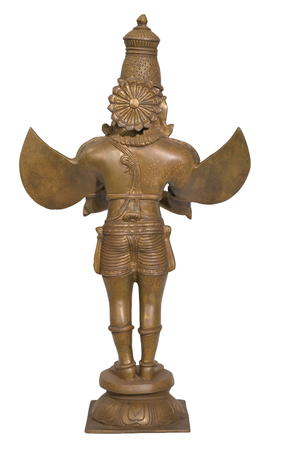 Antique Brass Garuda Divine Statue