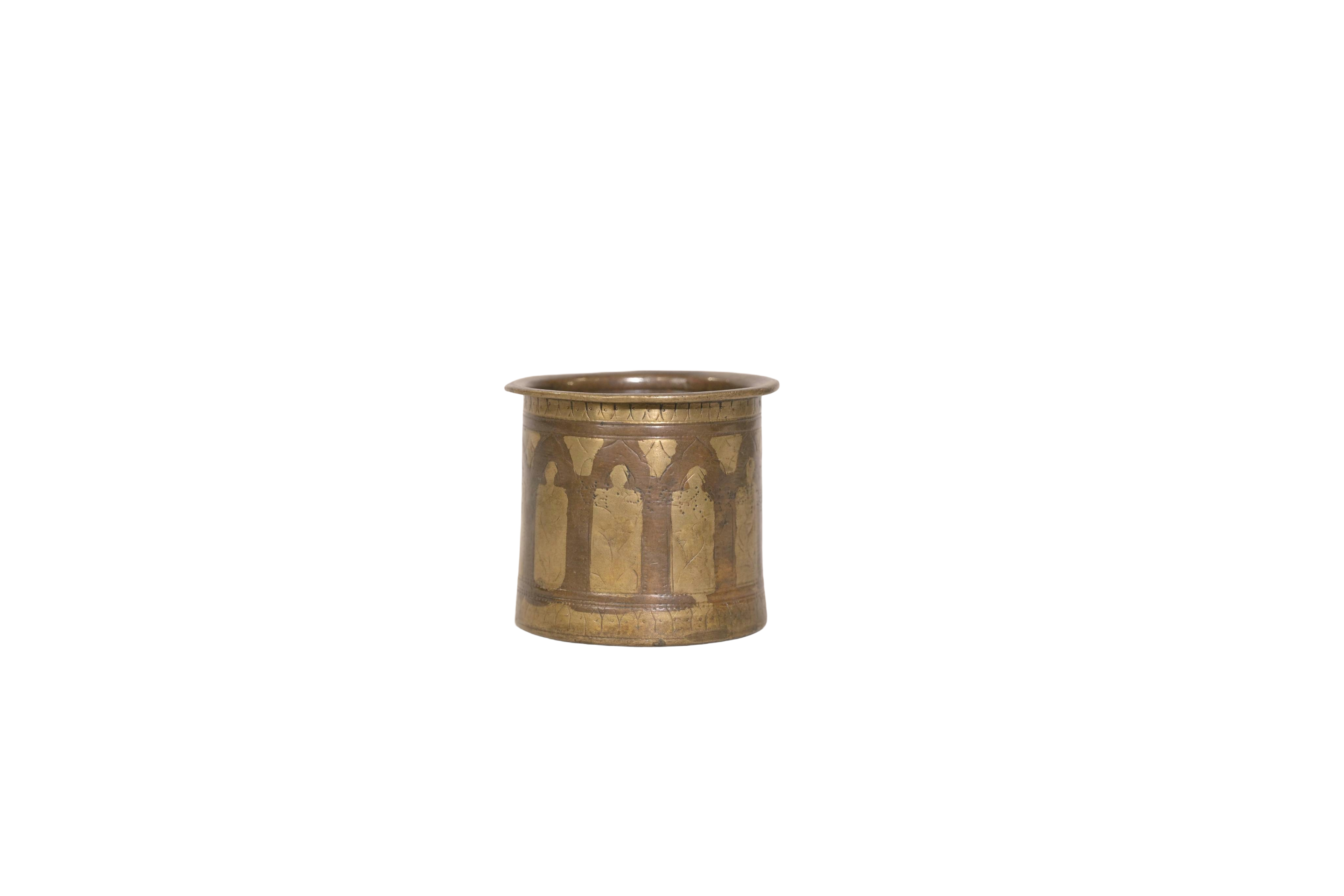 Traditional Brass Miniature Ritual Pot