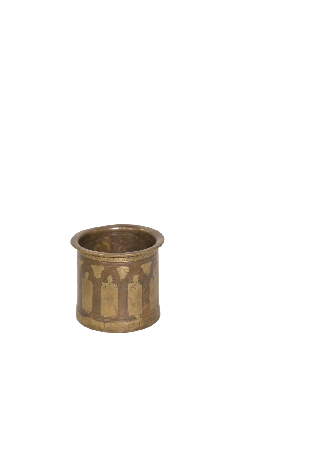 Traditional Brass Miniature Ritual Pot