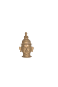 Handcrafted Brass Deity Head Sculpture