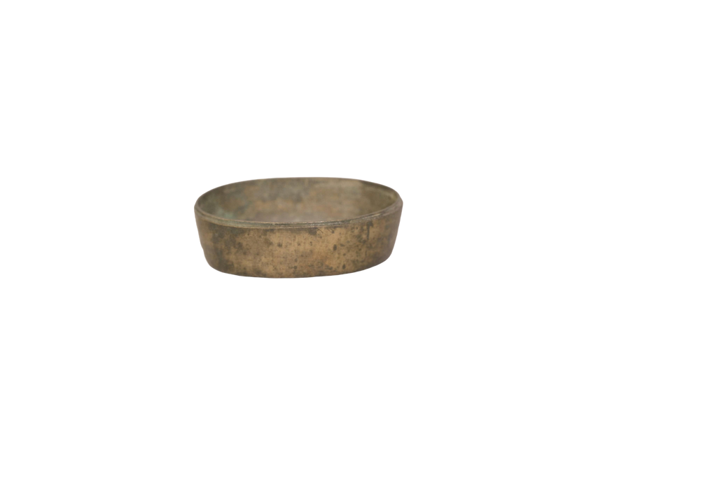 Vintage Brass Ritual Offering Bowl
