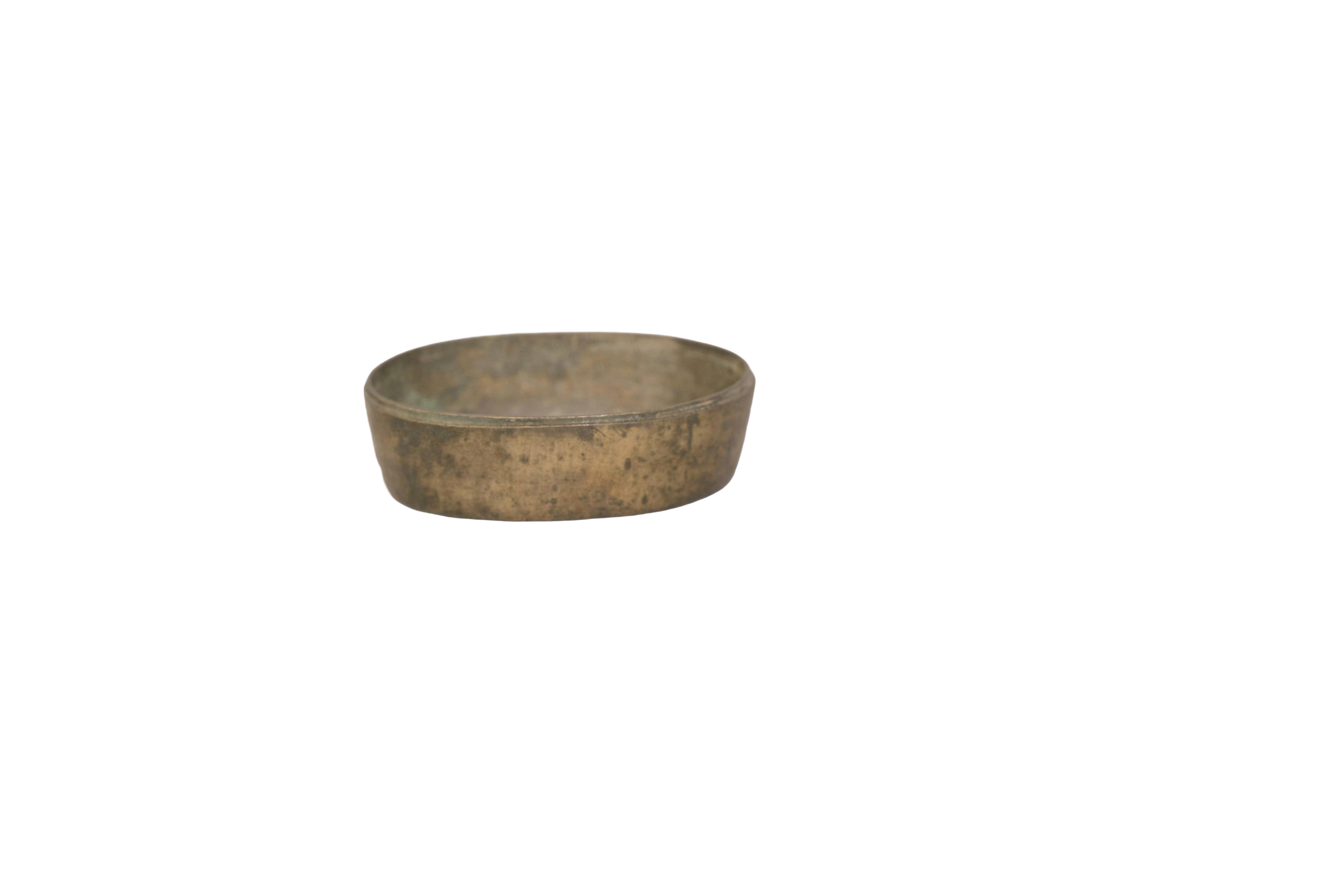 Vintage Brass Ritual Offering Bowl