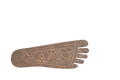 Carved Wooden Vishnu Pada Sacred Footprint