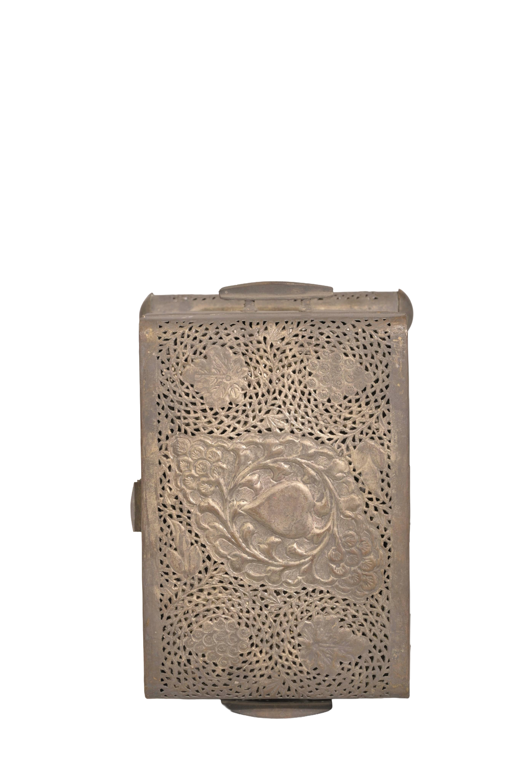 Vintage Brass Filigree Treasure Box