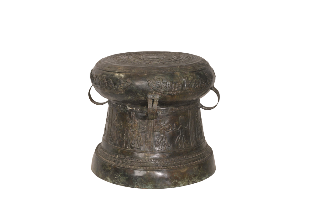 Tribal Bronze Mythological Heritage Drum