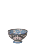 Blue Enamel Metal Decorative Bowl