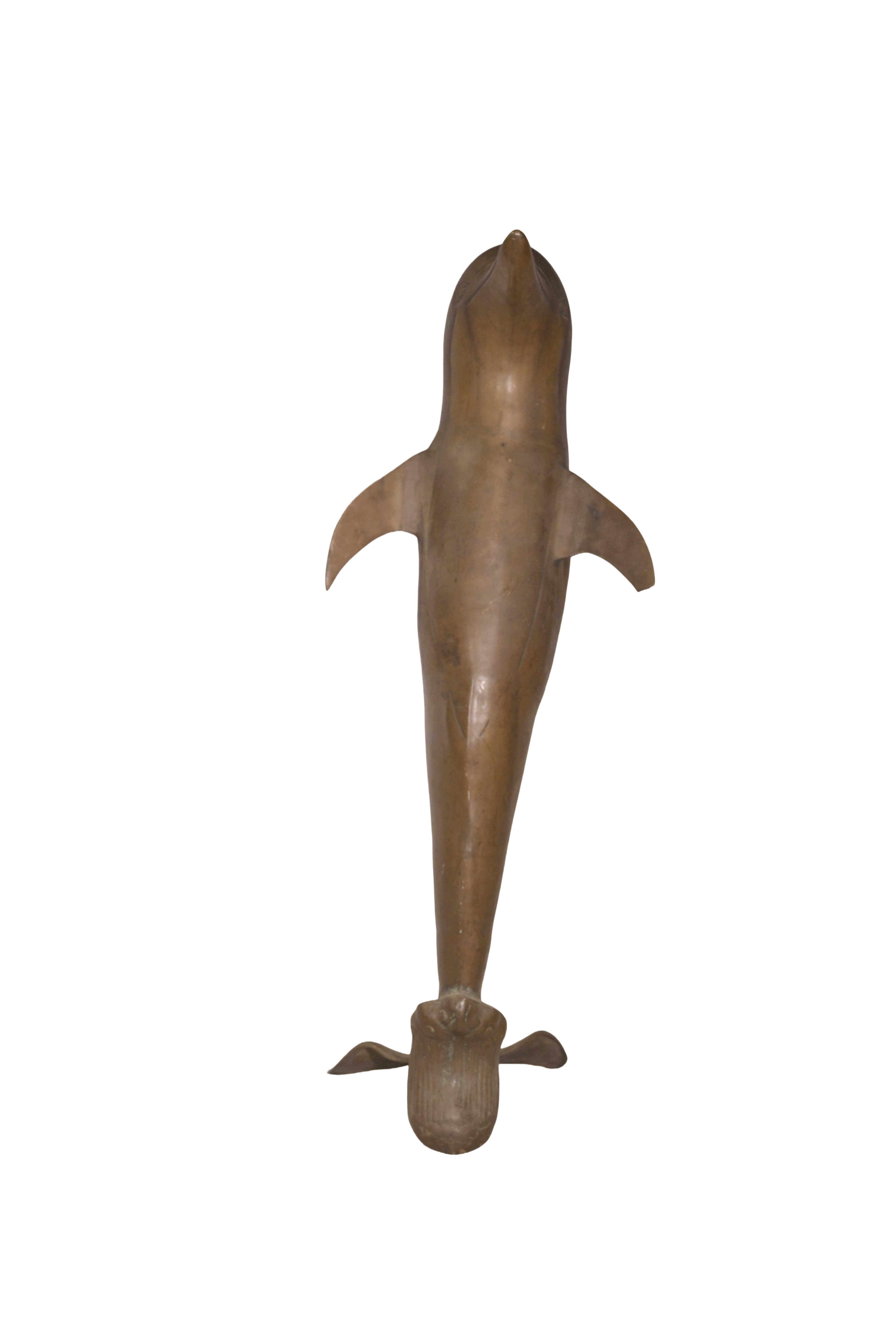 Handcrafted Brass Fish Sculpture Decor