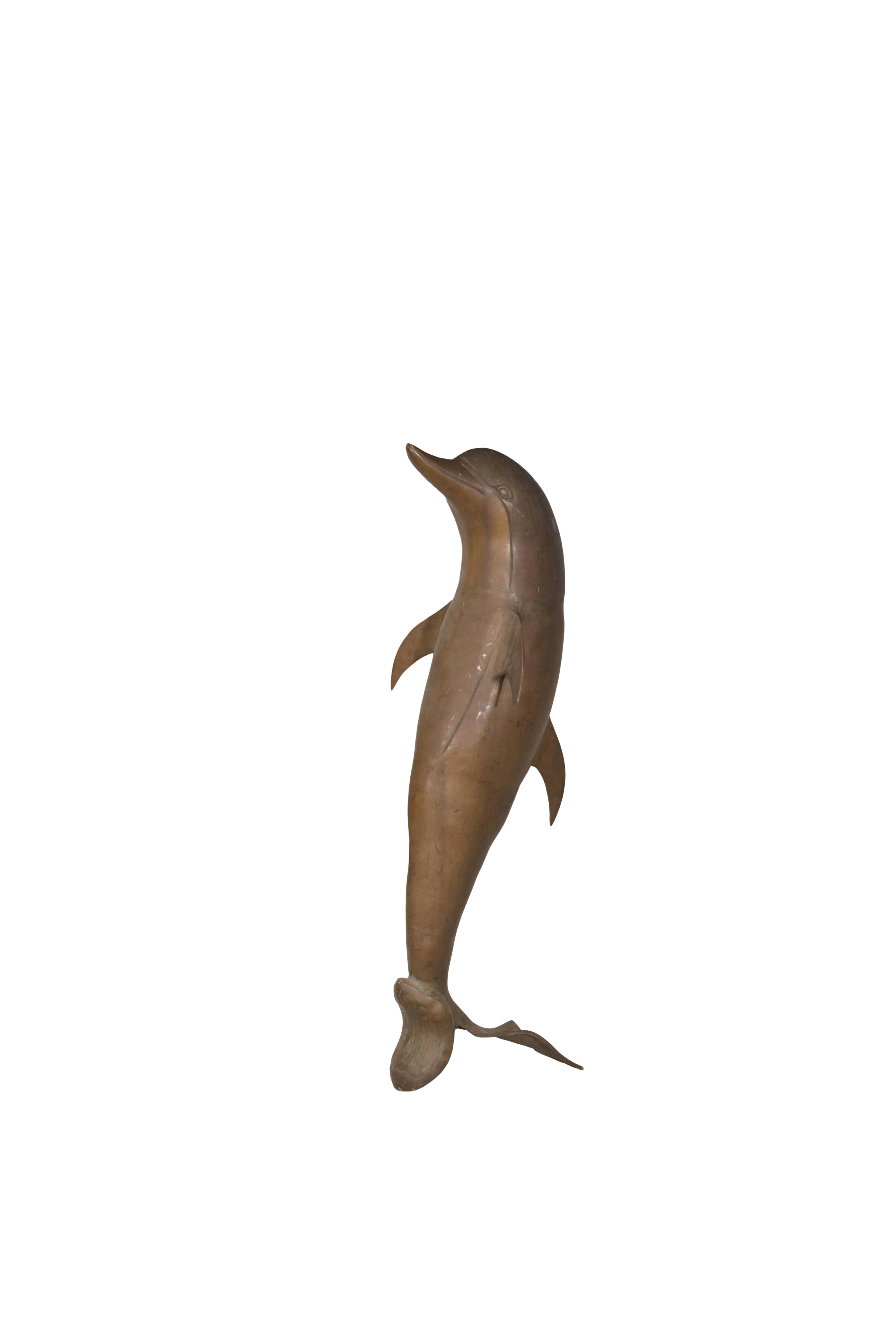 Handcrafted Brass Fish Sculpture Decor