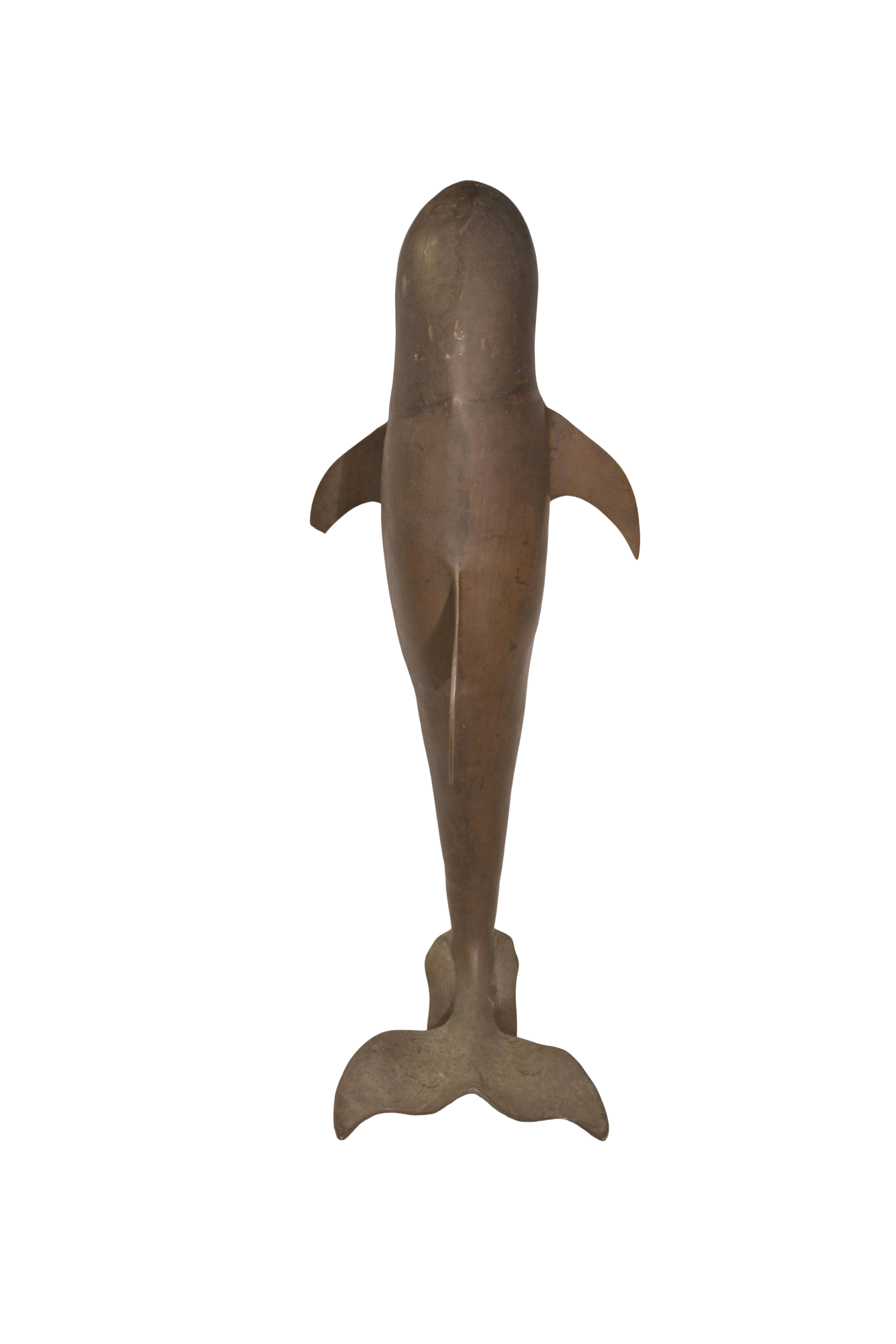 Handcrafted Brass Fish Sculpture Decor