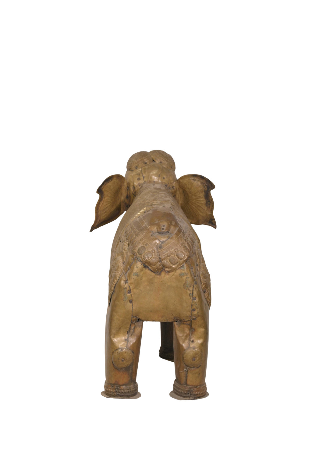 Handcrafted Brass Elephant Sculpture Decor