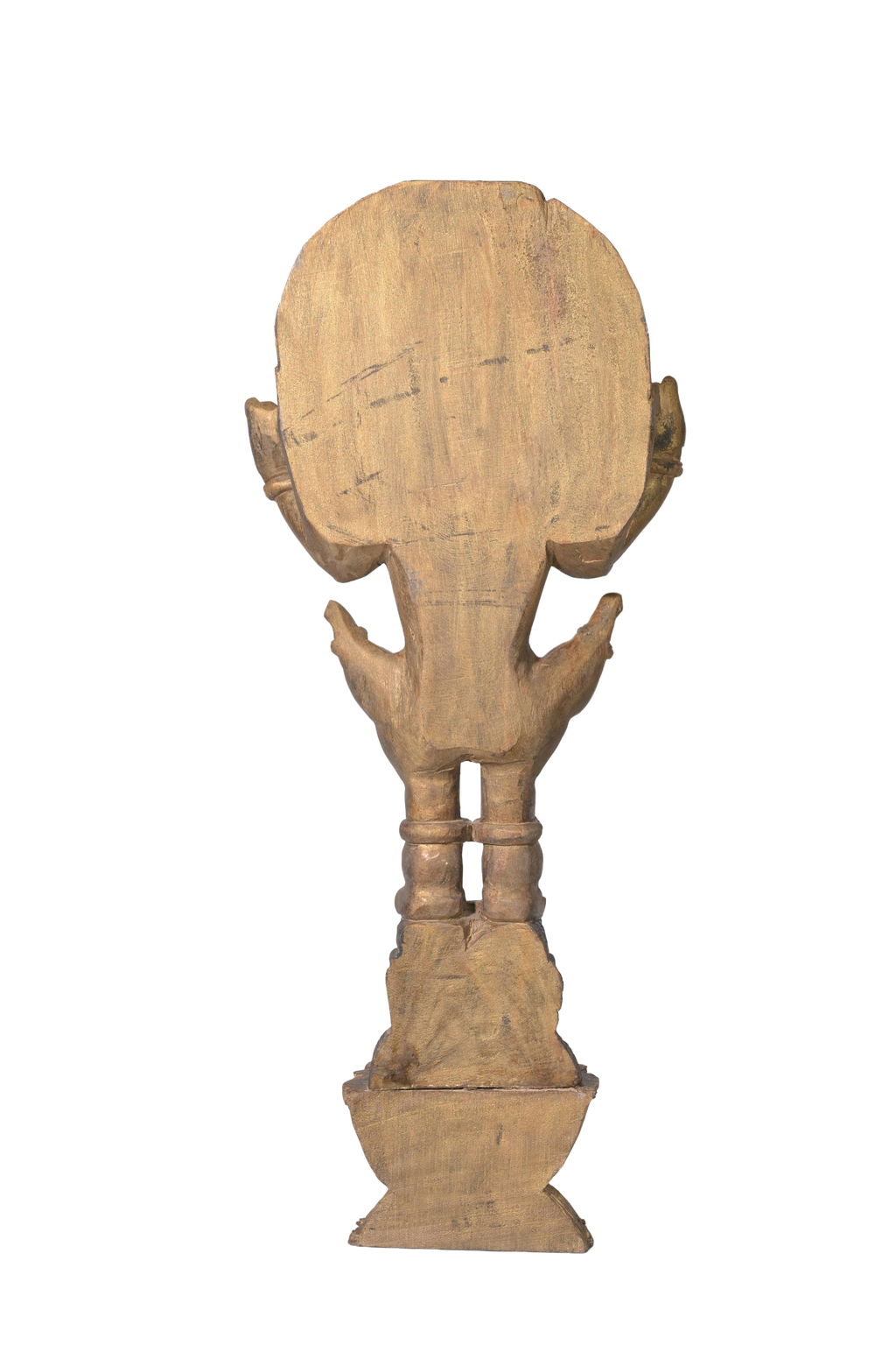 Carved Ya Ali Wooden Sculpture