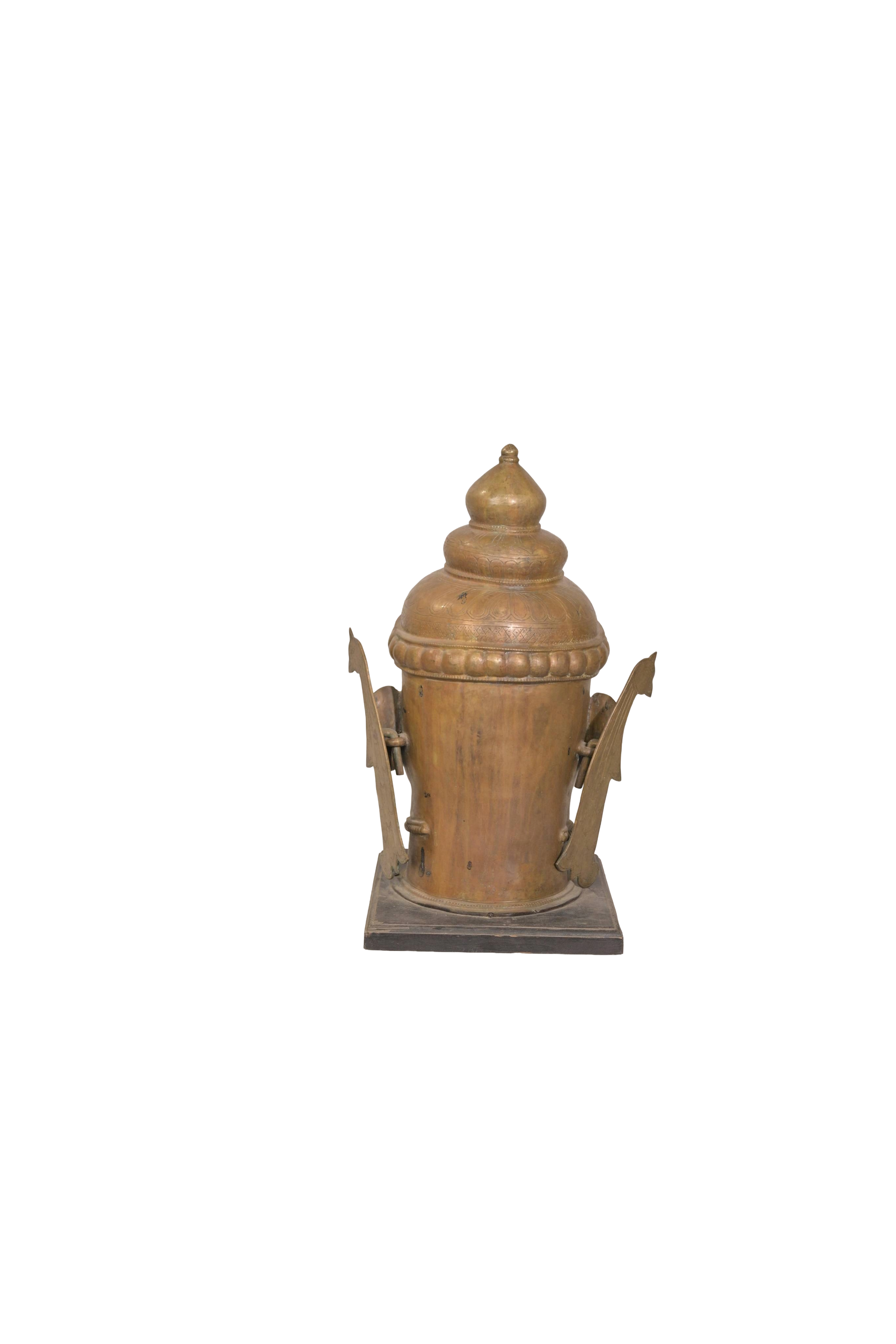 Antique Brass Shiva Mukha Head Idol