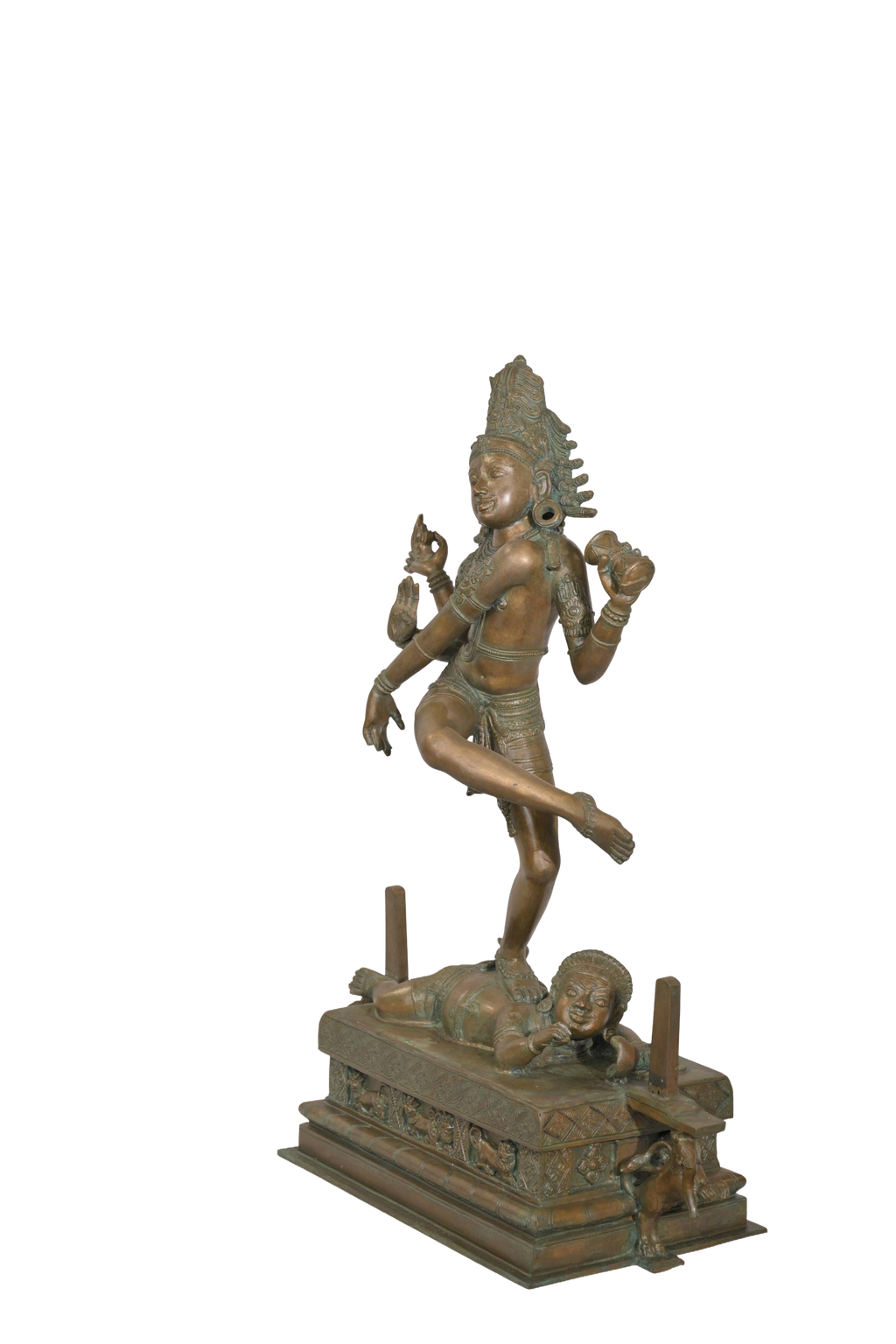 Antique Nataraja Dancing Shiva Sculpture