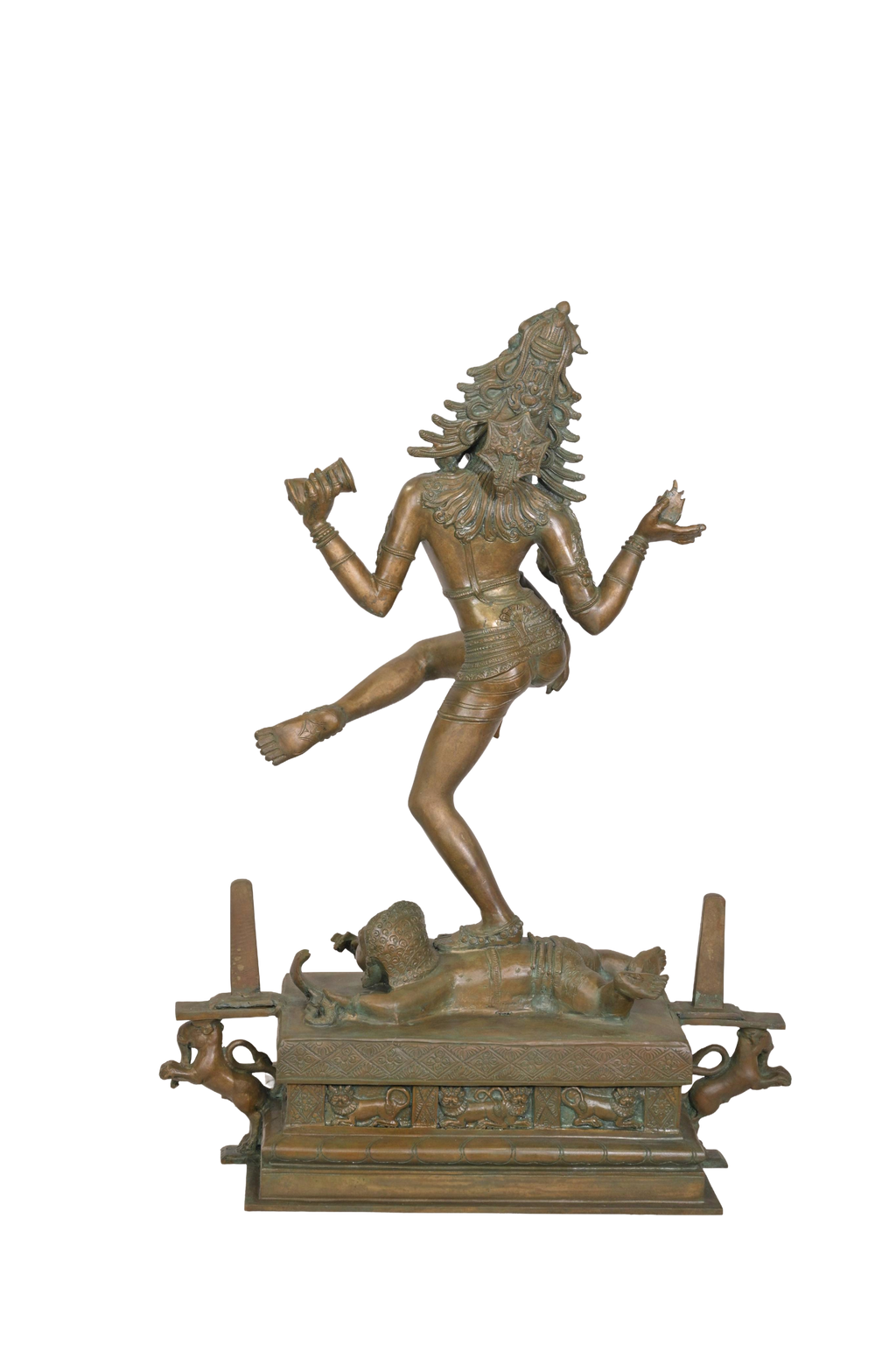 Antique Nataraja Dancing Shiva Sculpture