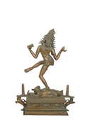 Antique Nataraja Dancing Shiva Sculpture