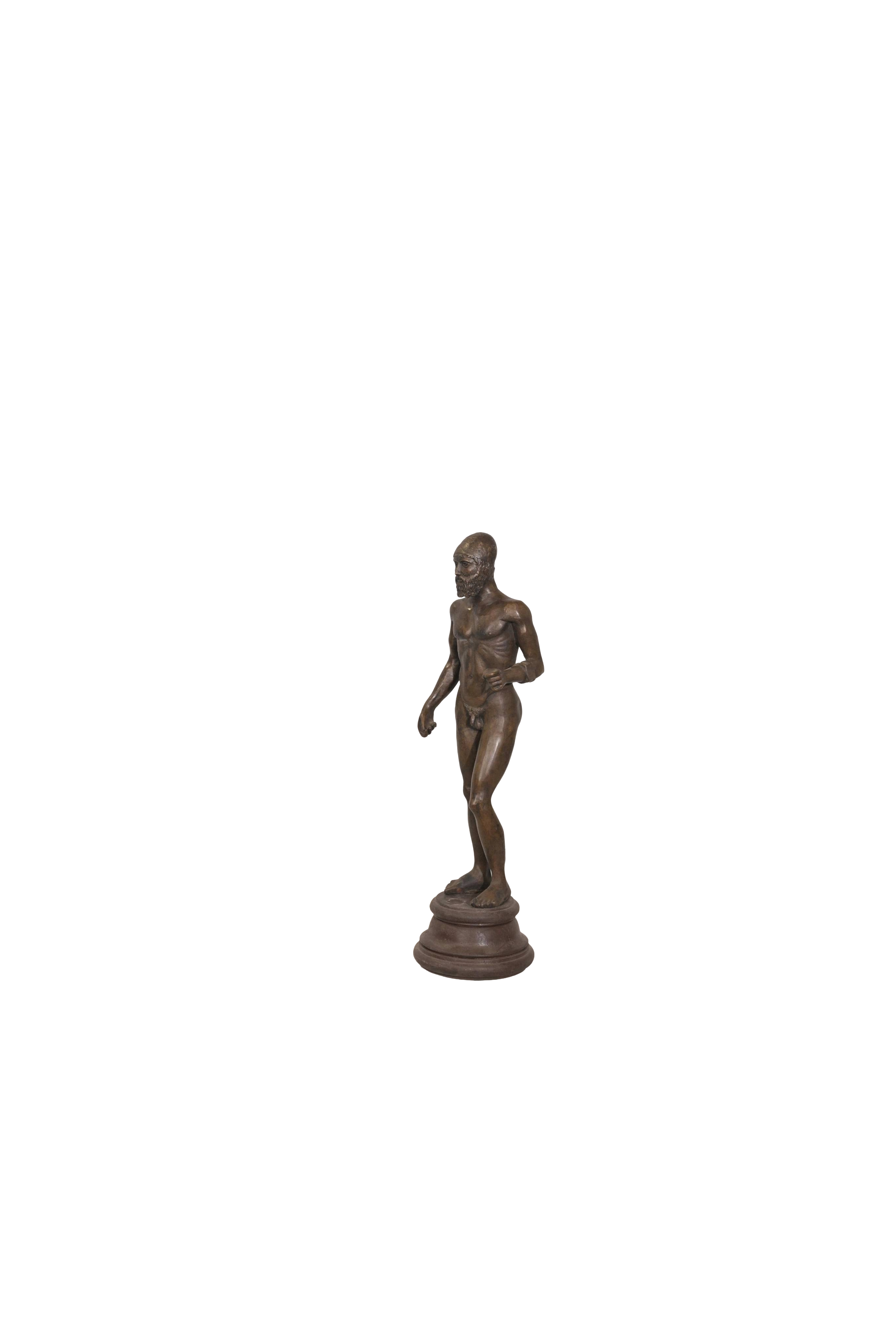 The Strategist of Riace Bronze Figure