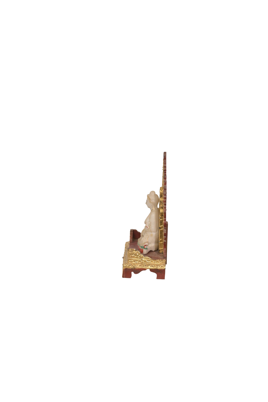 Marble Buddha Throne Decorative Statue