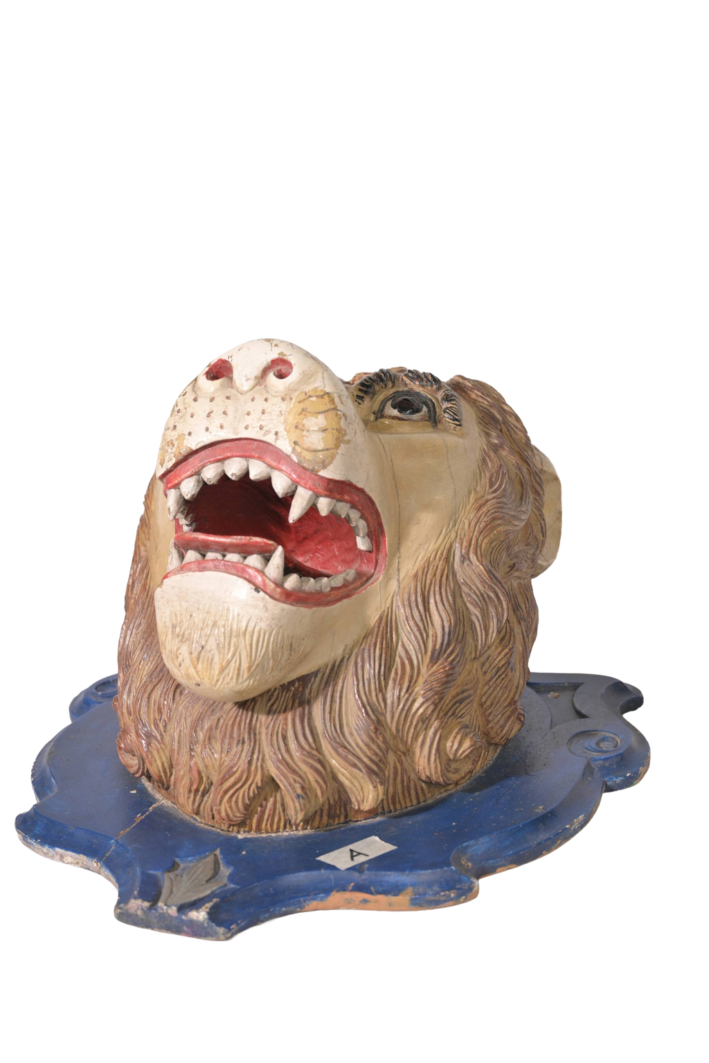 Painted Lion Wall Mask