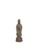 Antique Guanyin Bronze Goddess Statue