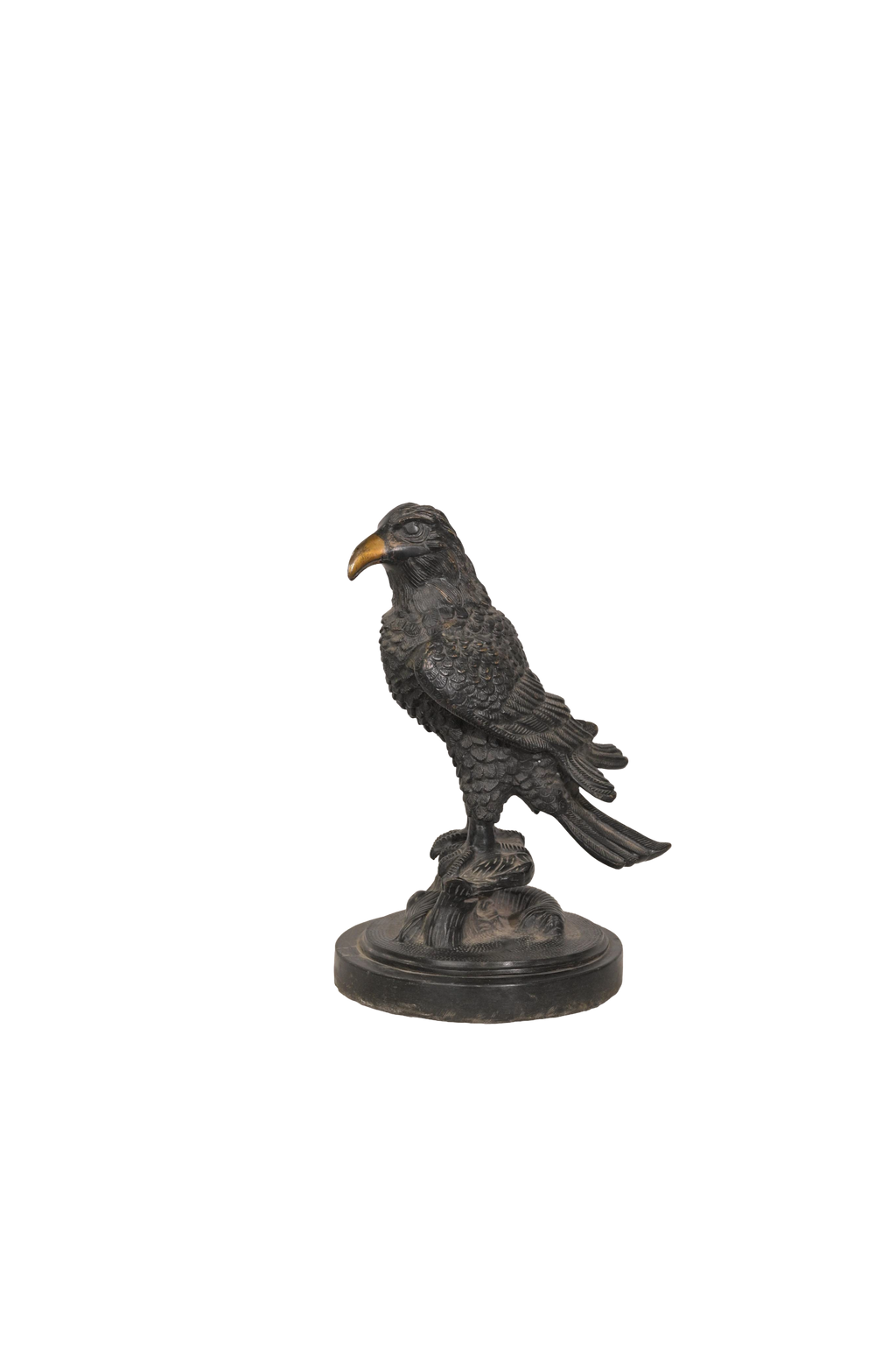 Vintage Brass Eagle Bird Sculpture