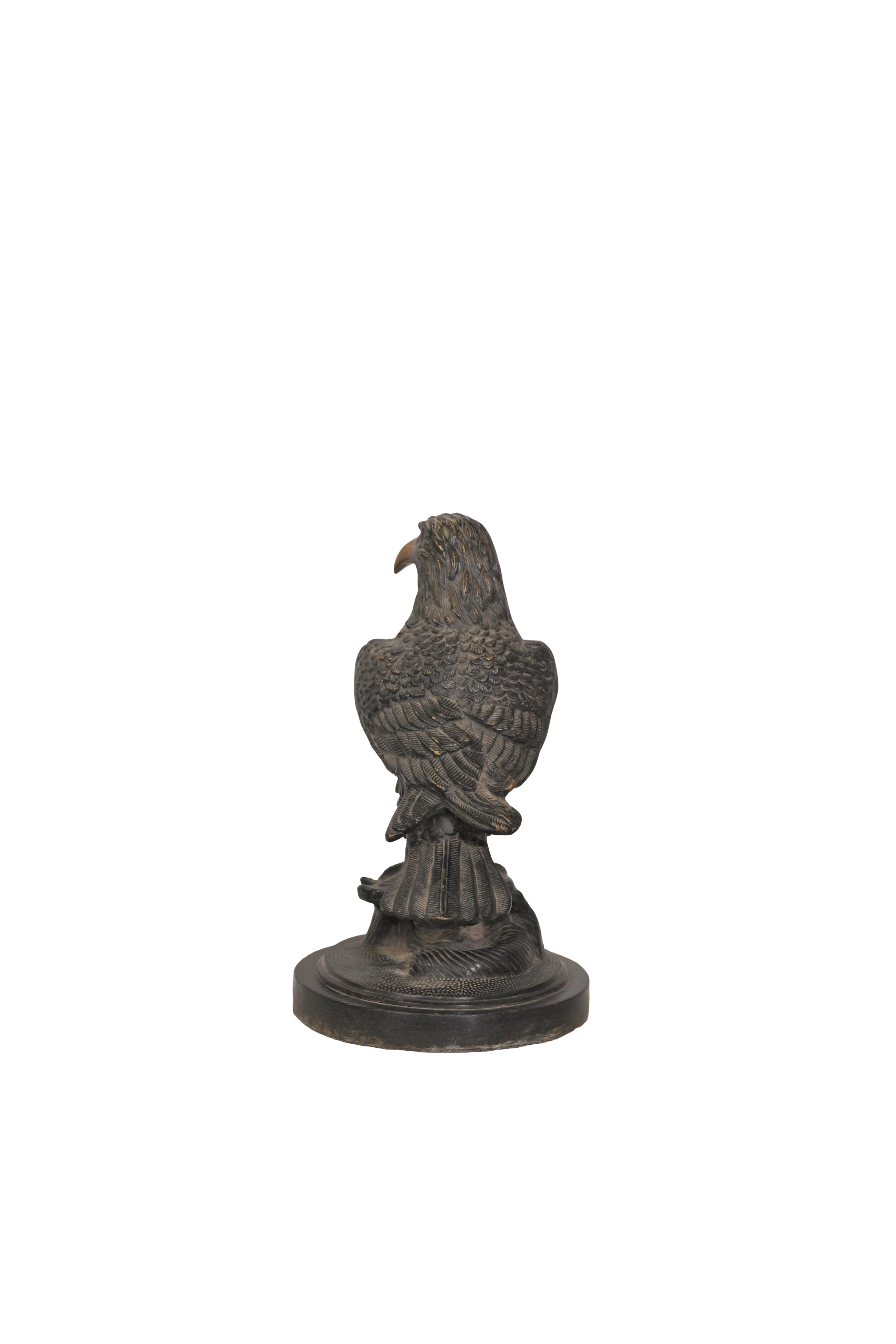 Vintage Brass Eagle Bird Sculpture