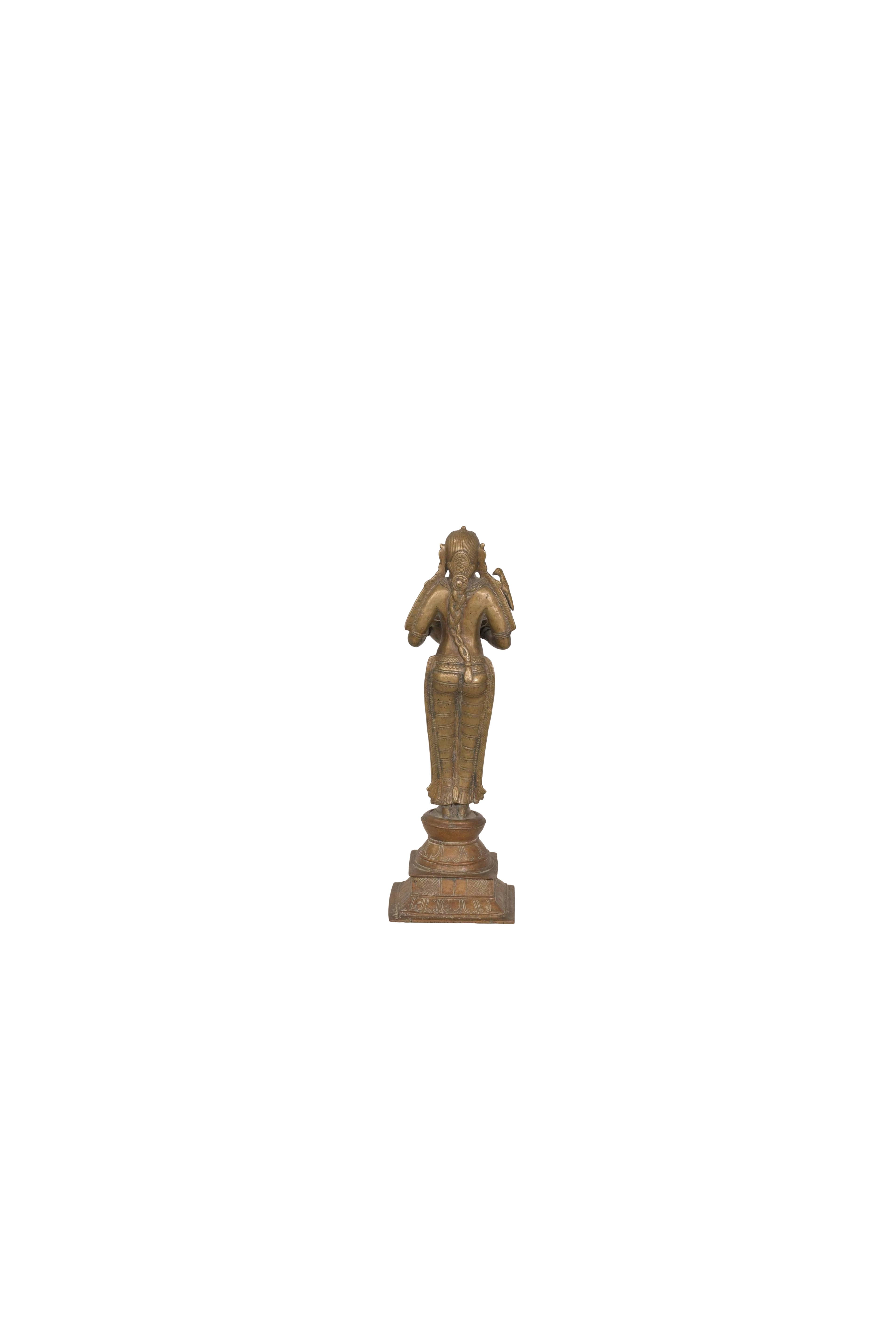 Traditional Brass Deepalakshmi Lamp Statue
