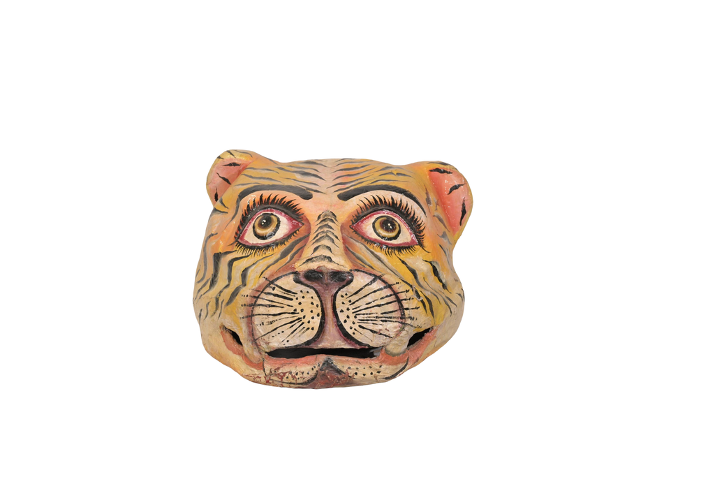 Hand Painted Tiger Decorative Mask