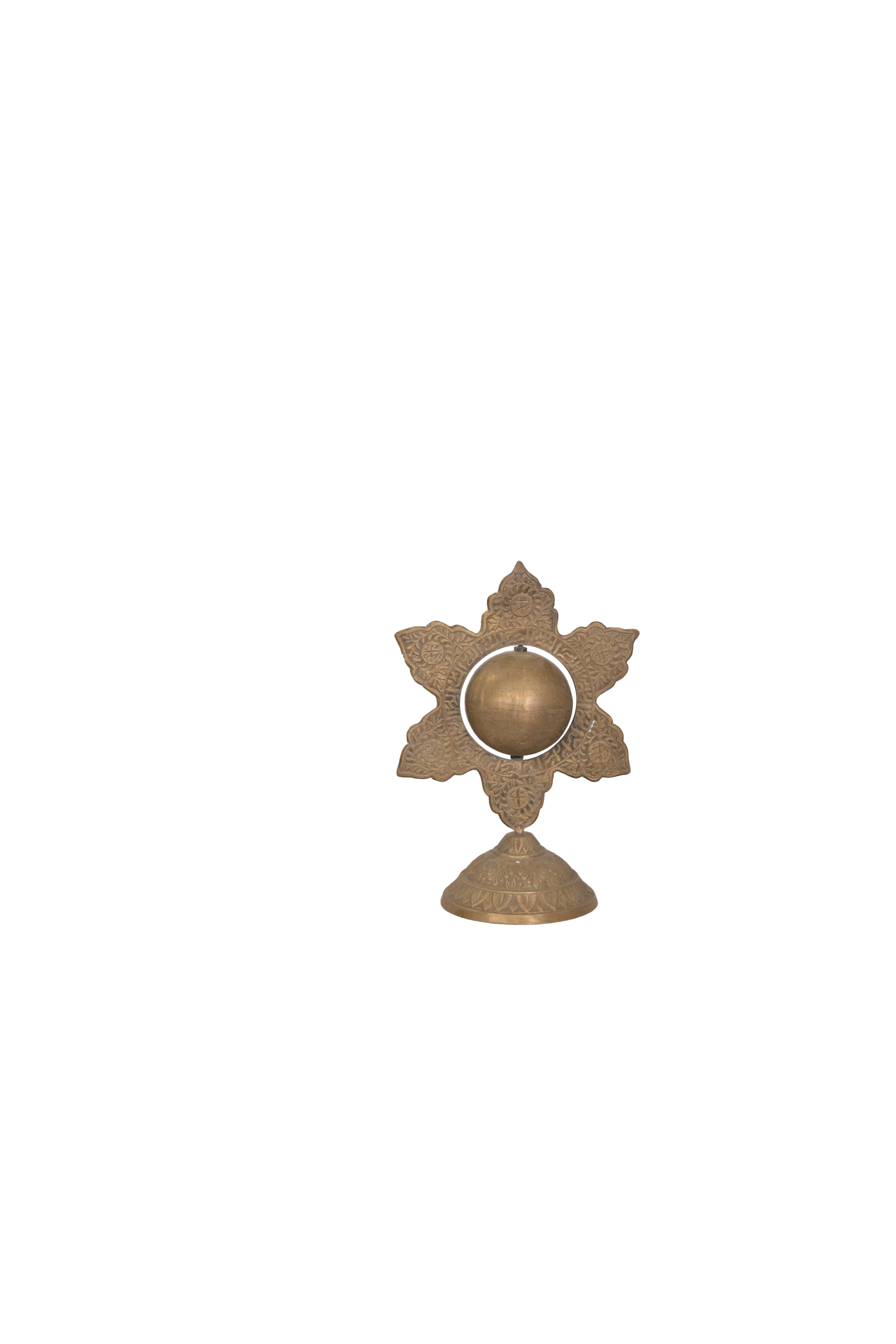 Antique Brass Sacred Ritual Stand