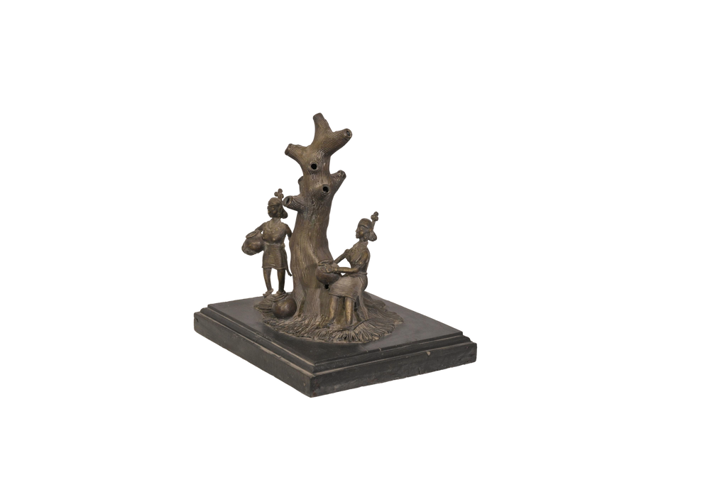 Antique Radha Krishna Under Kadamba Tree Sculpture