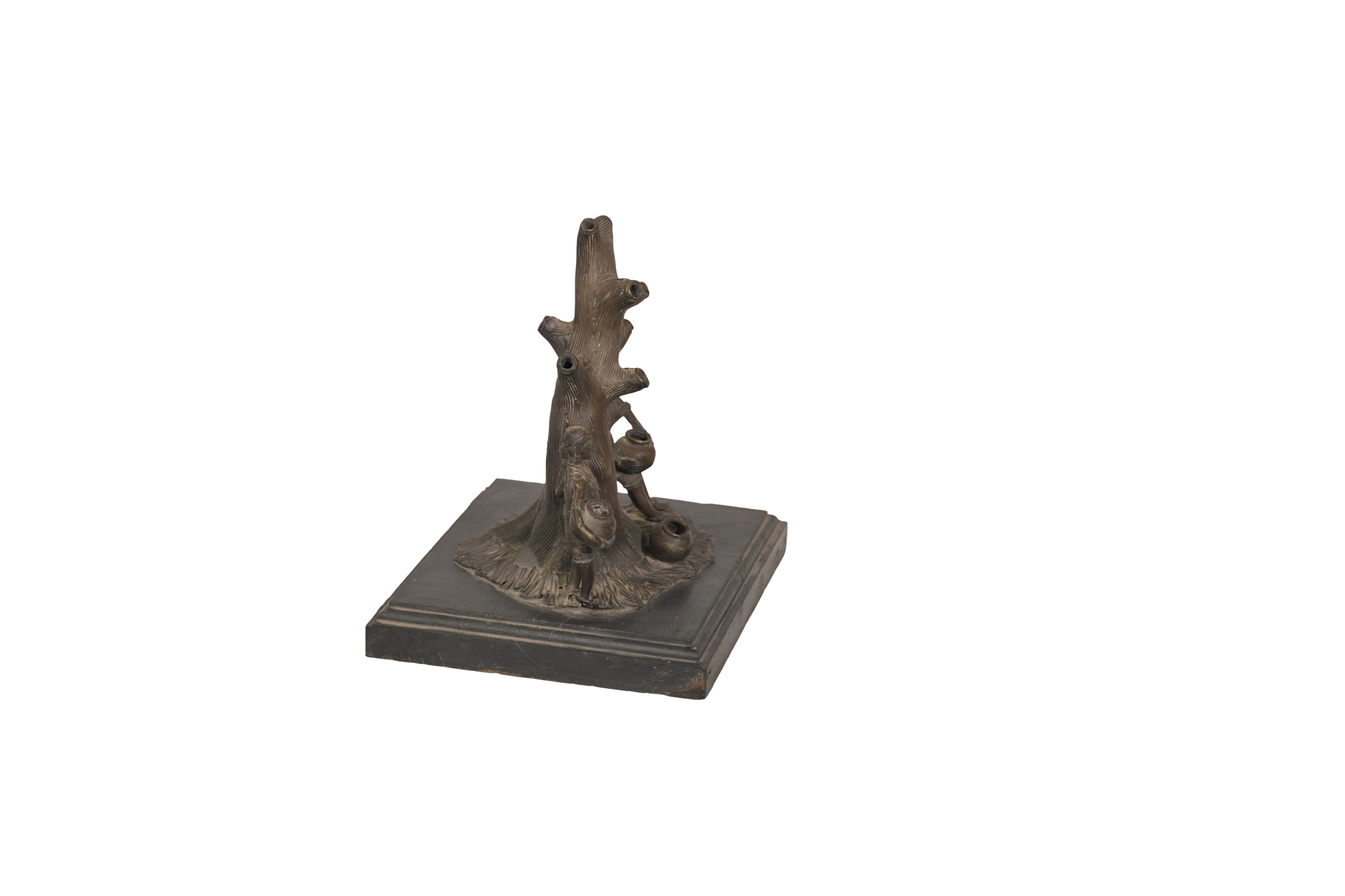 Antique Radha Krishna Under Kadamba Tree Sculpture