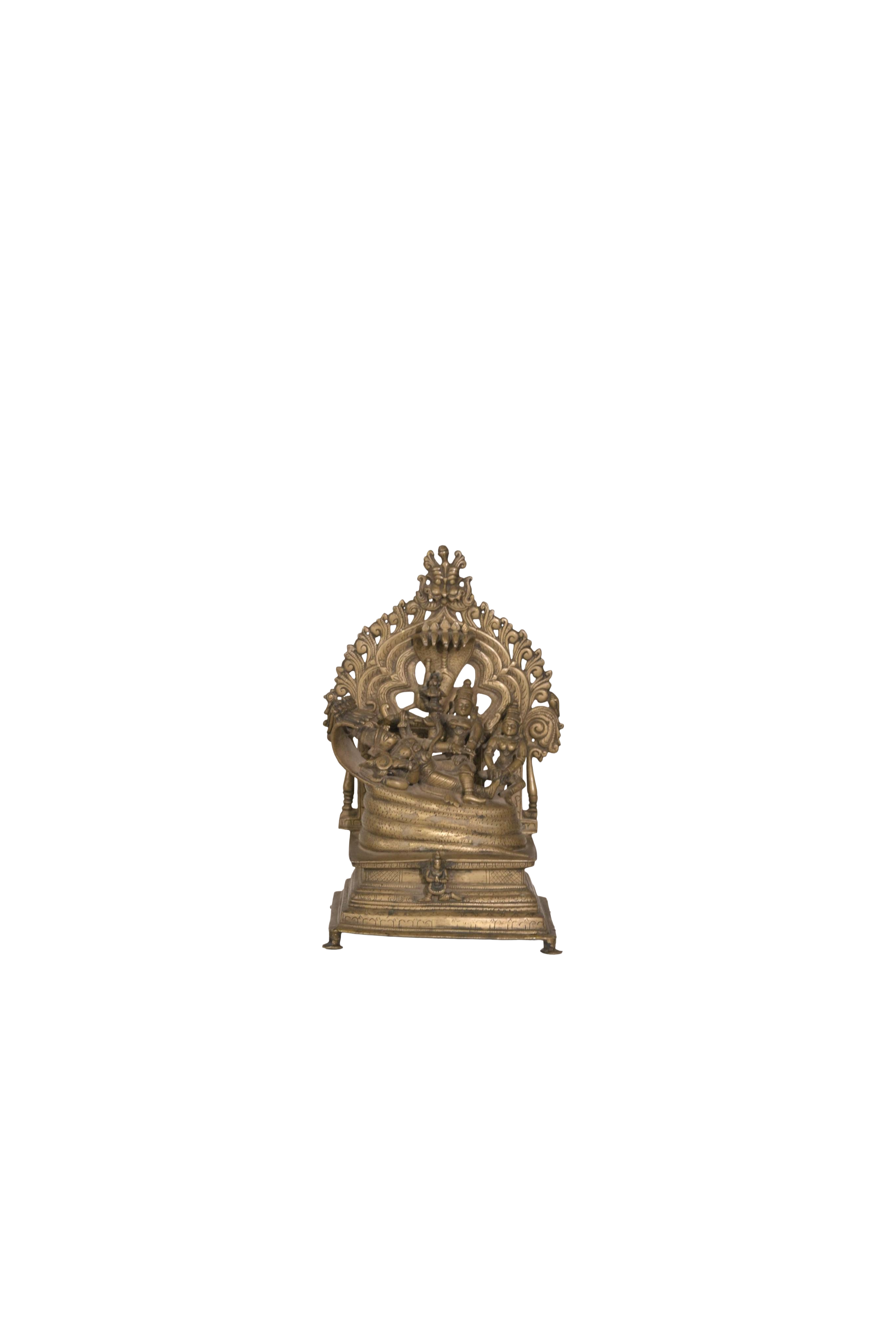 Sacred Saraswati Brass Idol
