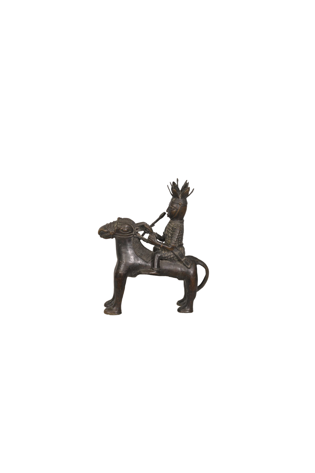 Heritage Tribal Horse Rider Bhuta Sculpture