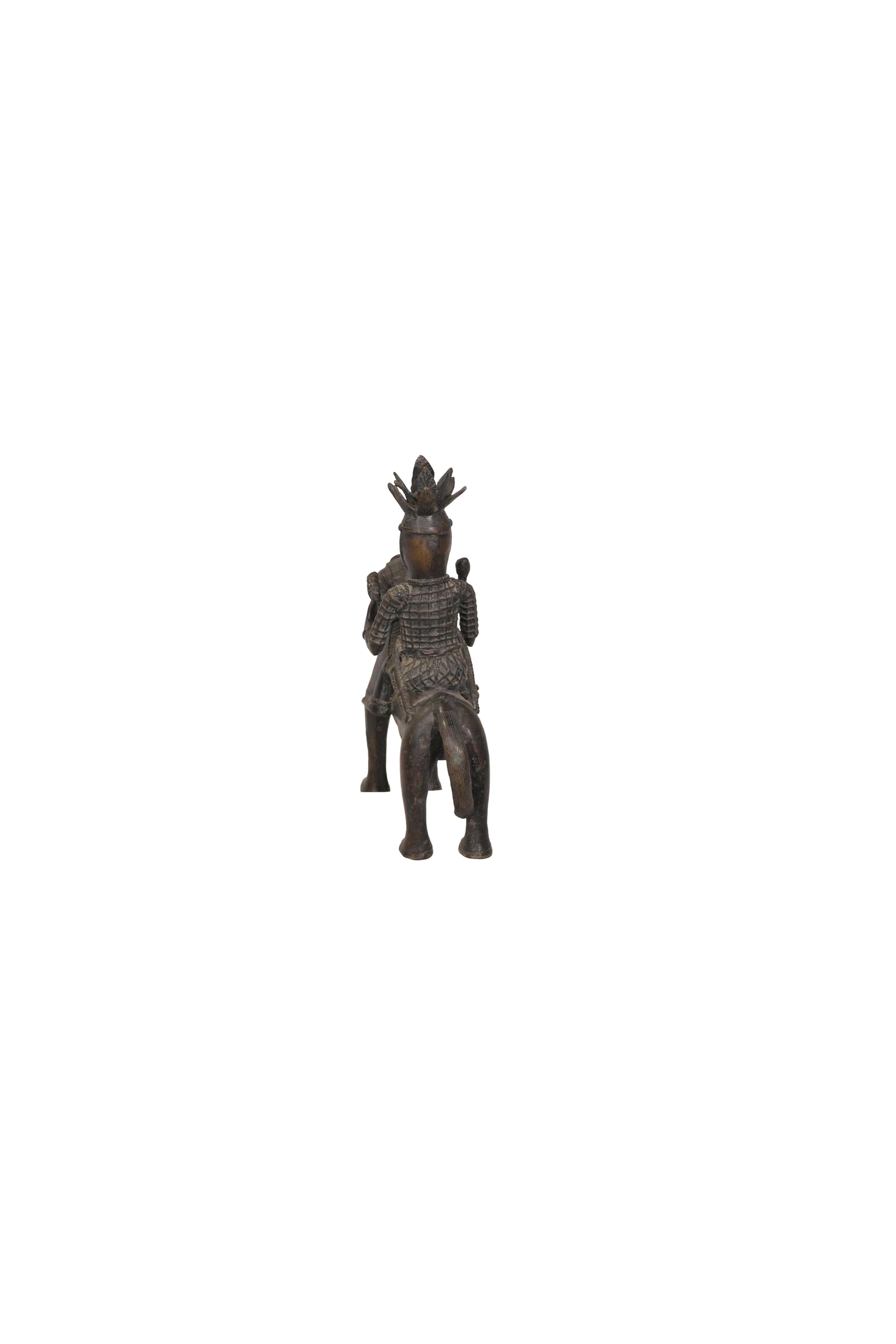 Heritage Tribal Horse Rider Bhuta Sculpture