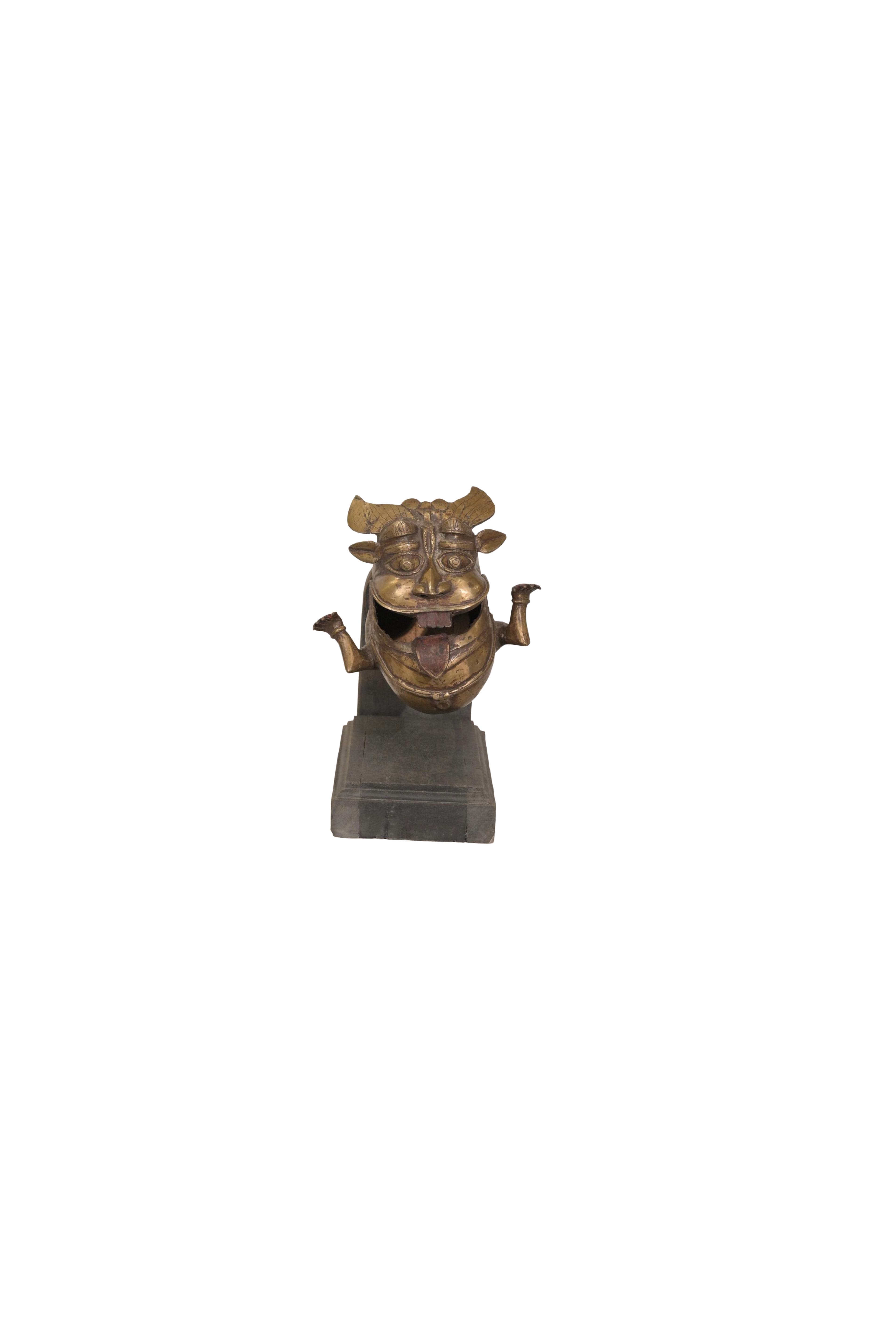 Antique Kirtimukha Protective Temple Mask