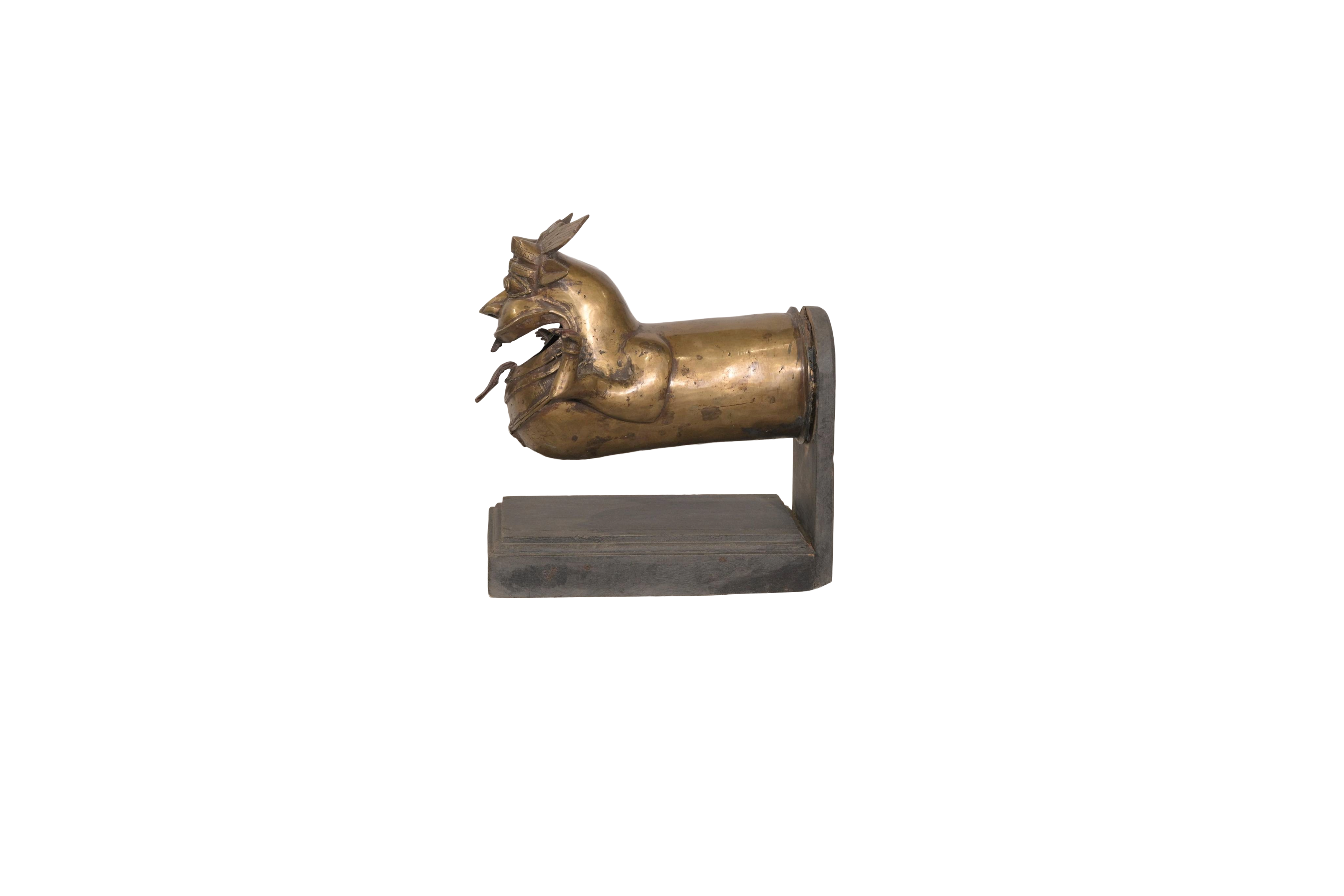 Antique Kirtimukha Protective Temple Mask