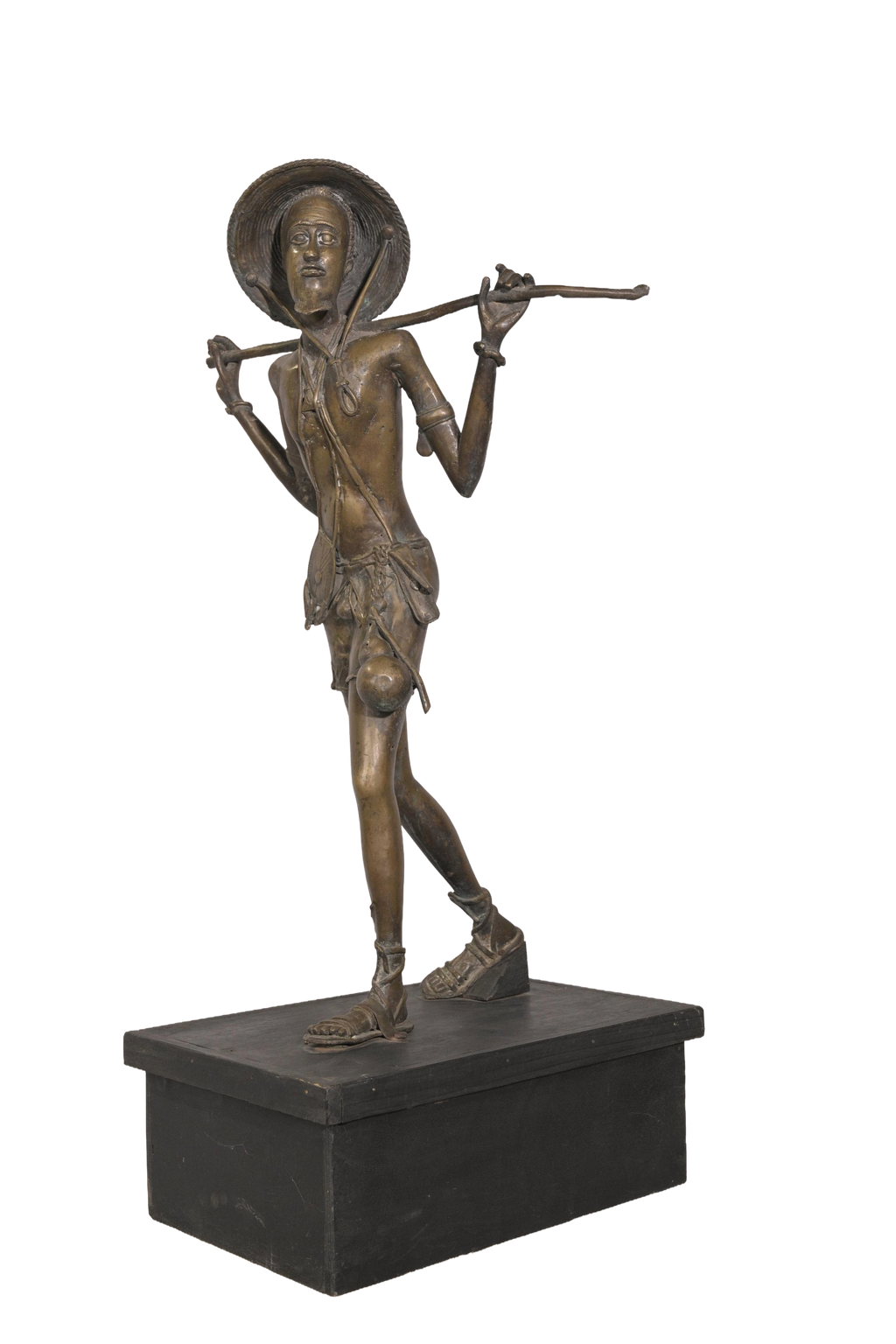 Monumental Tribal Warrior Sculpture