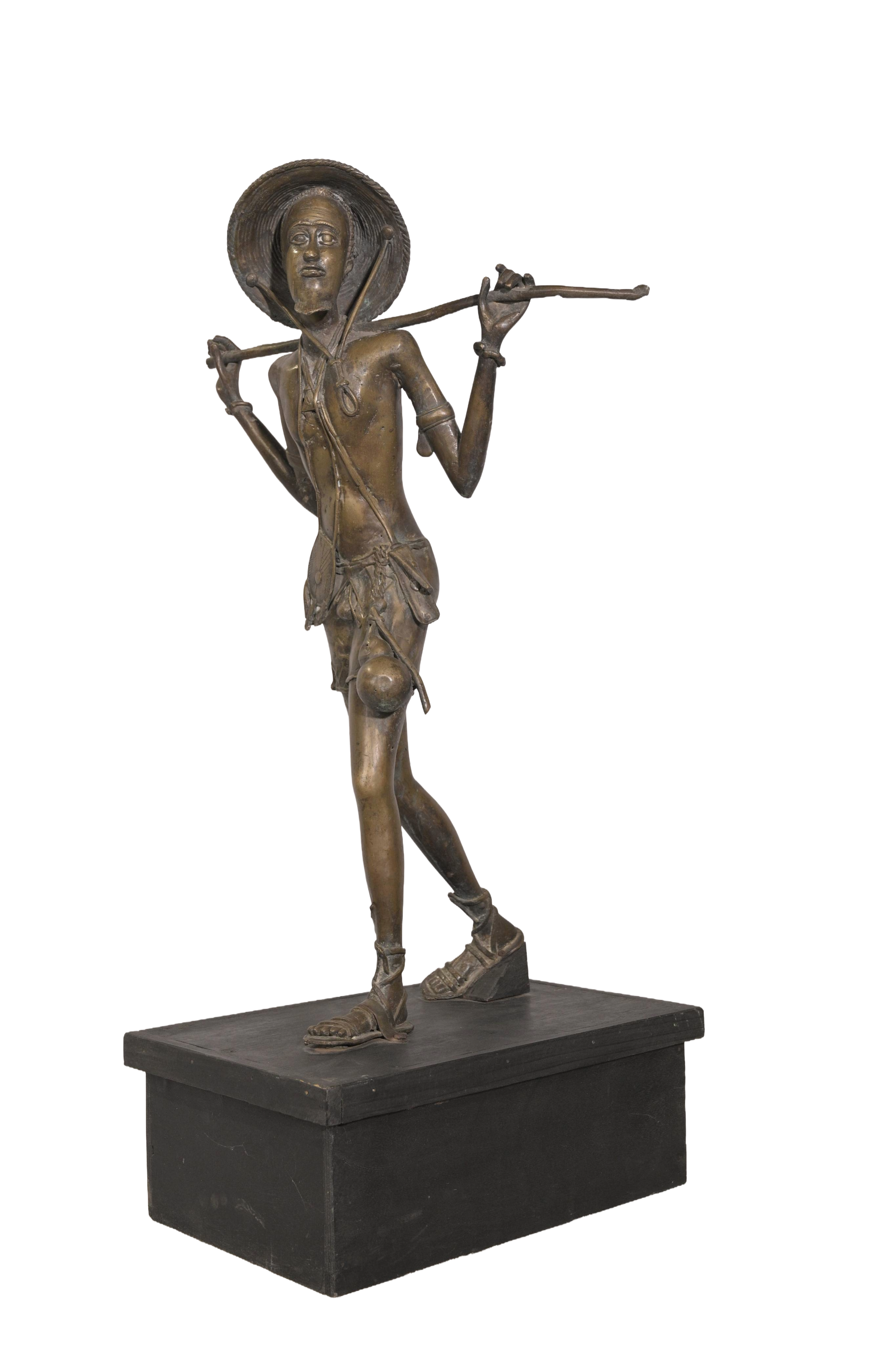 Monumental Tribal Warrior Sculpture