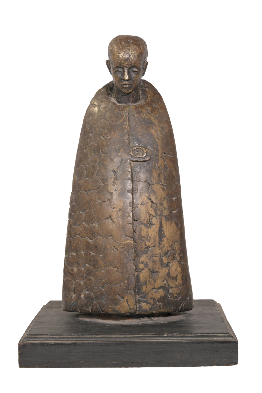 Contemplative Sage Bronze Sculpture